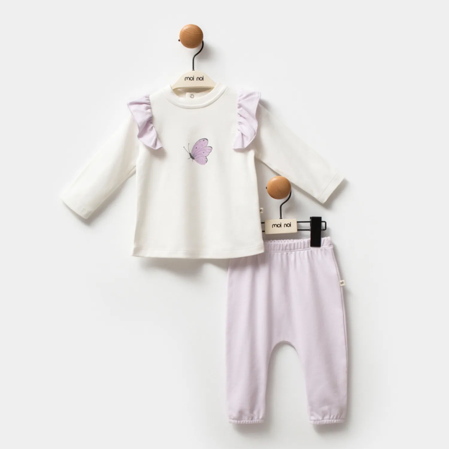 Moi Noi Organik 2li Takım Kelebek