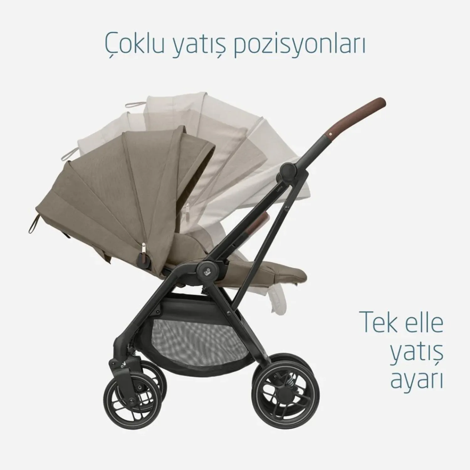Maxi Cosi Leona2 Çift Yönlü Bebek Arabası Twillic Truffle