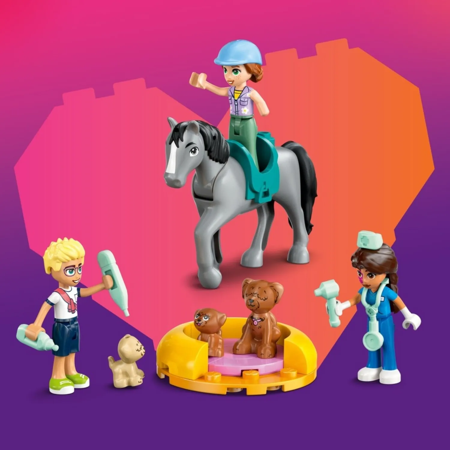 LEGO Friends At ve Evcil Hayvan Veteriner Kliniği 42651 