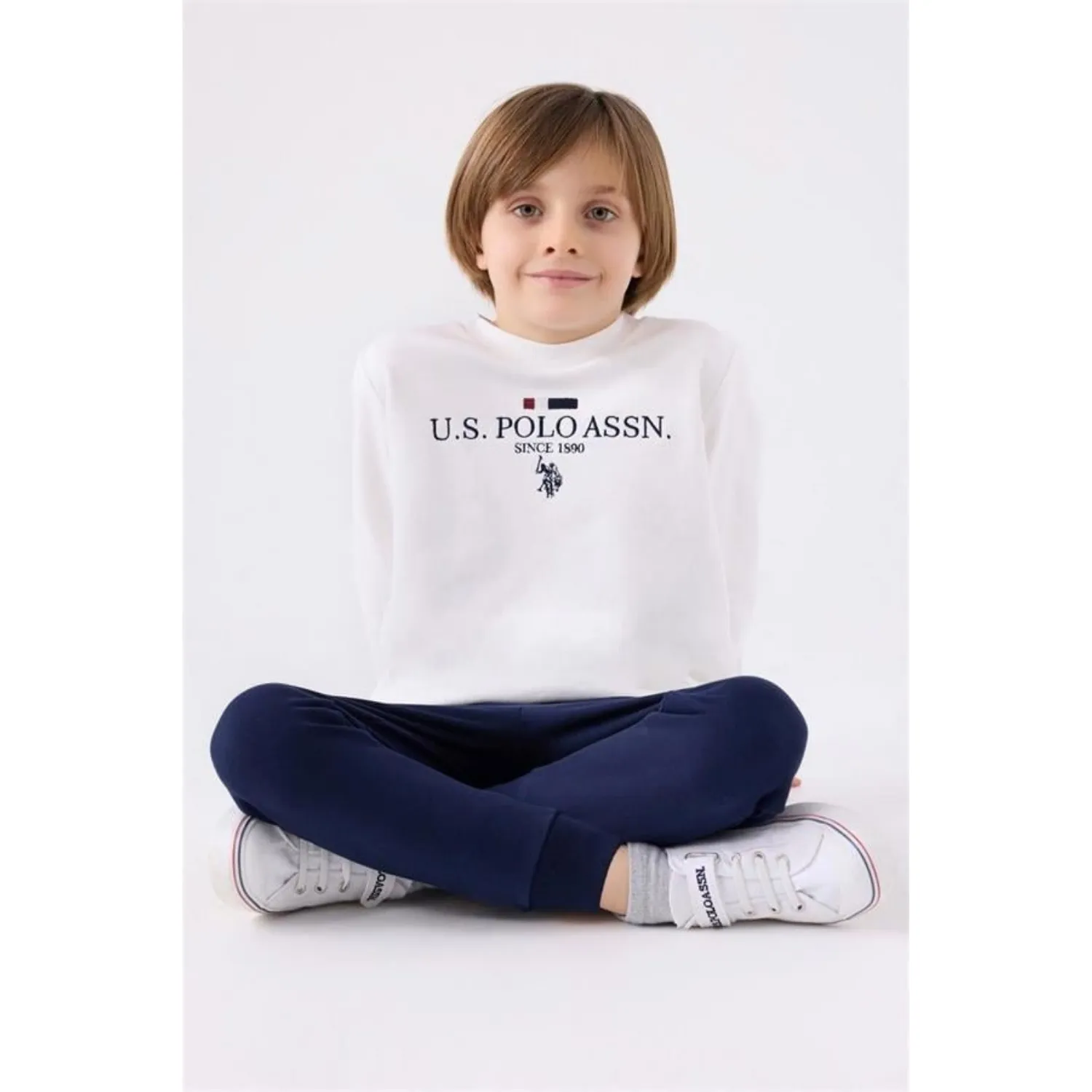 U.S. Polo Eşofman Takımı Krem