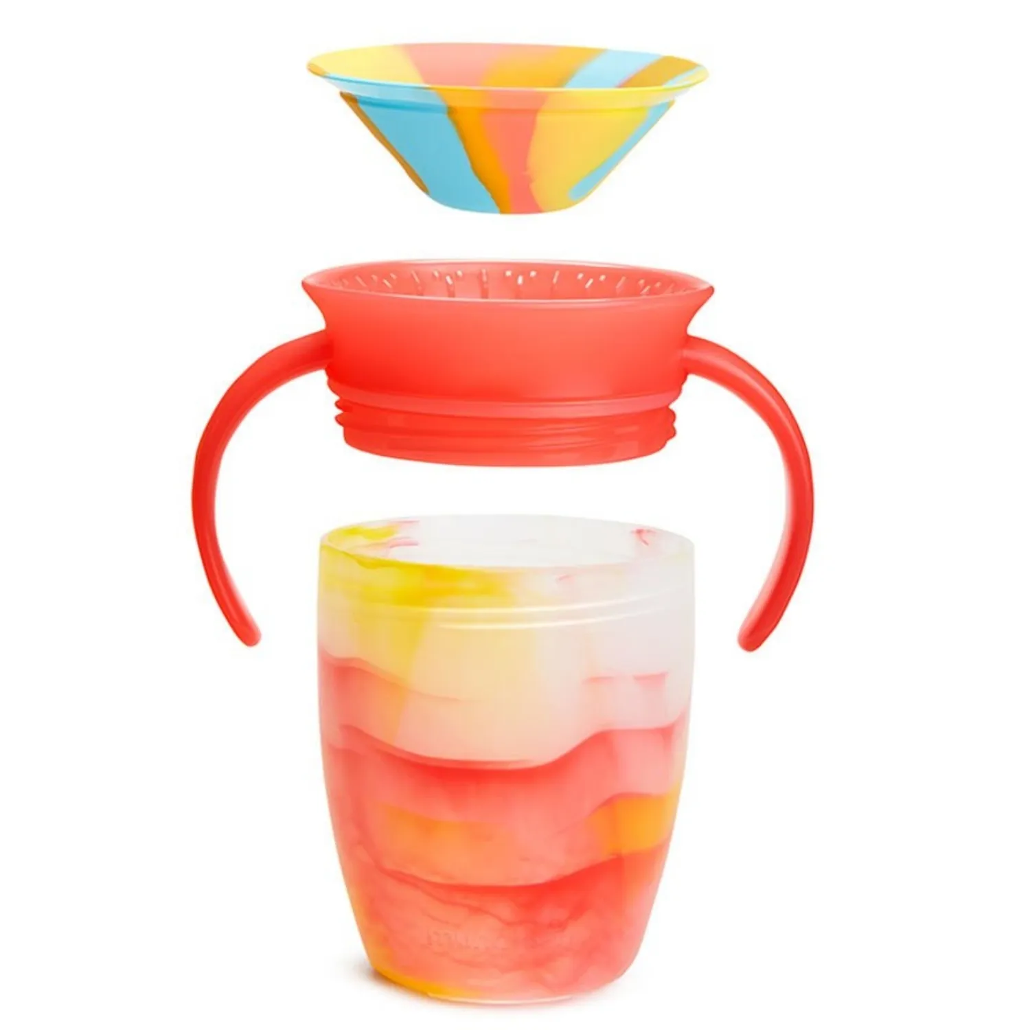 Munchkin Mucize 360° Tropical Alıştırma Bardağı 6ay+ 207ml Kırmızı