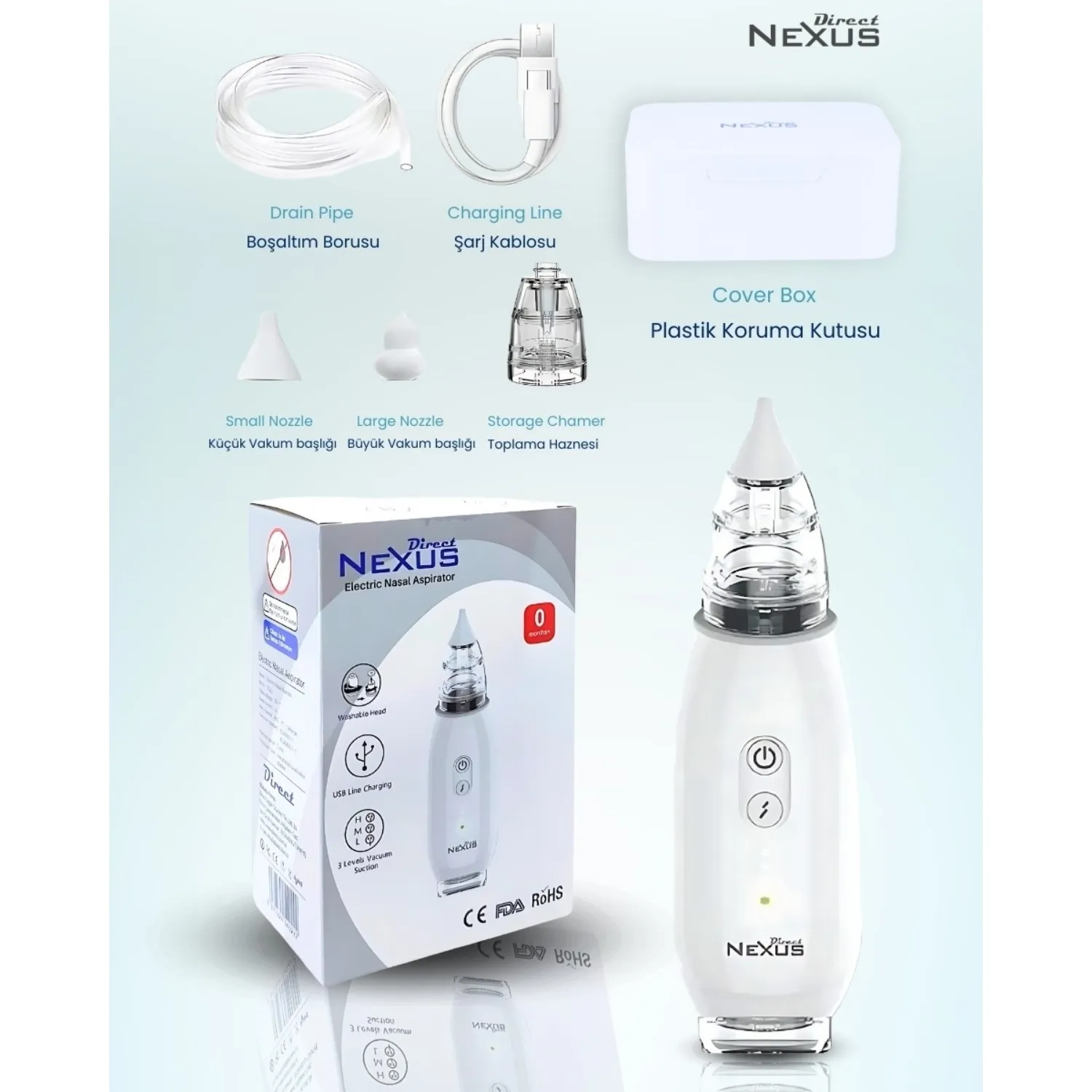 Nexus Elektrikli Burun Aspiratörü Nexus Elektrikli Burun Aspiratörü