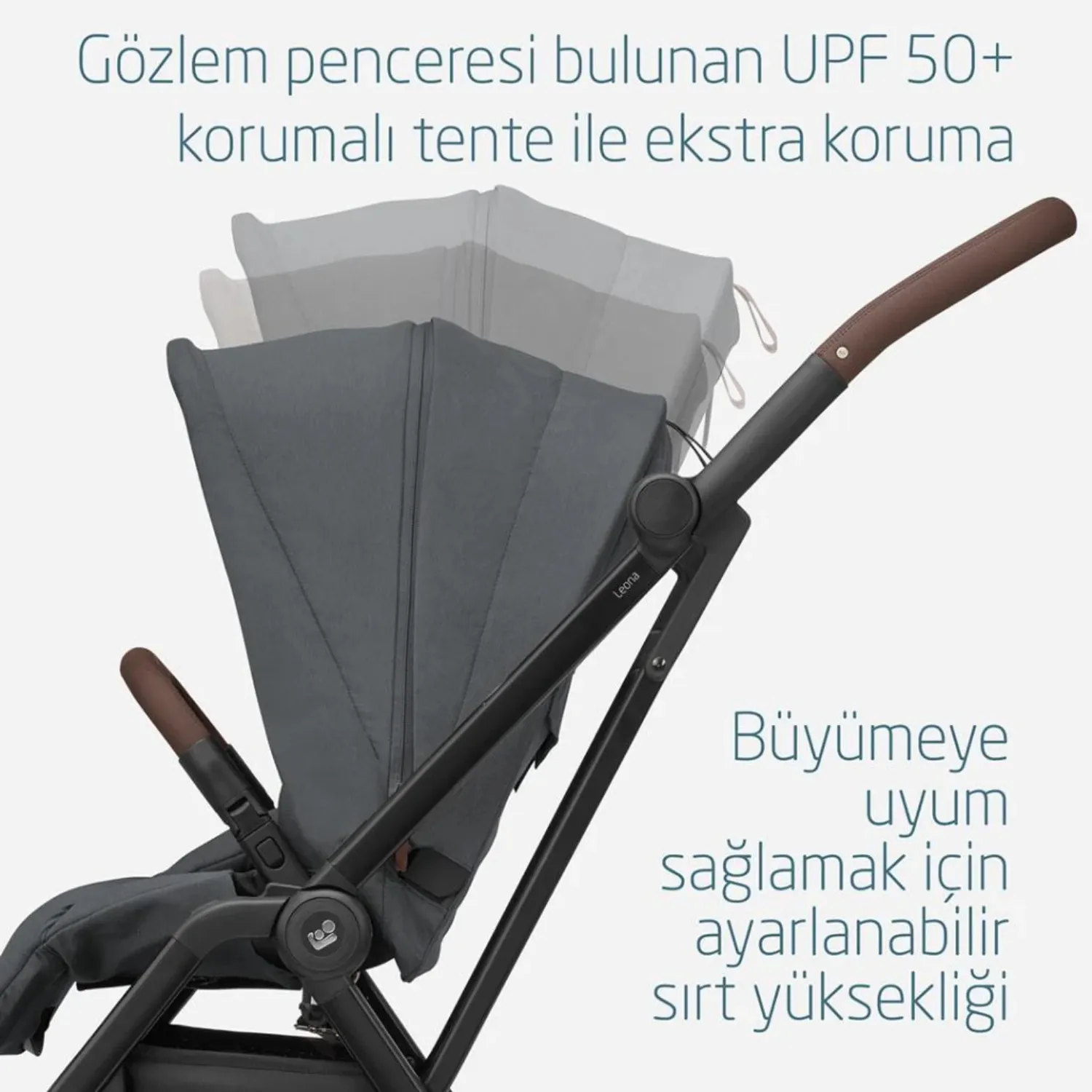 Maxi Cosi Leona2 Çift Yönlü Bebek Arabası Twillic Graphite