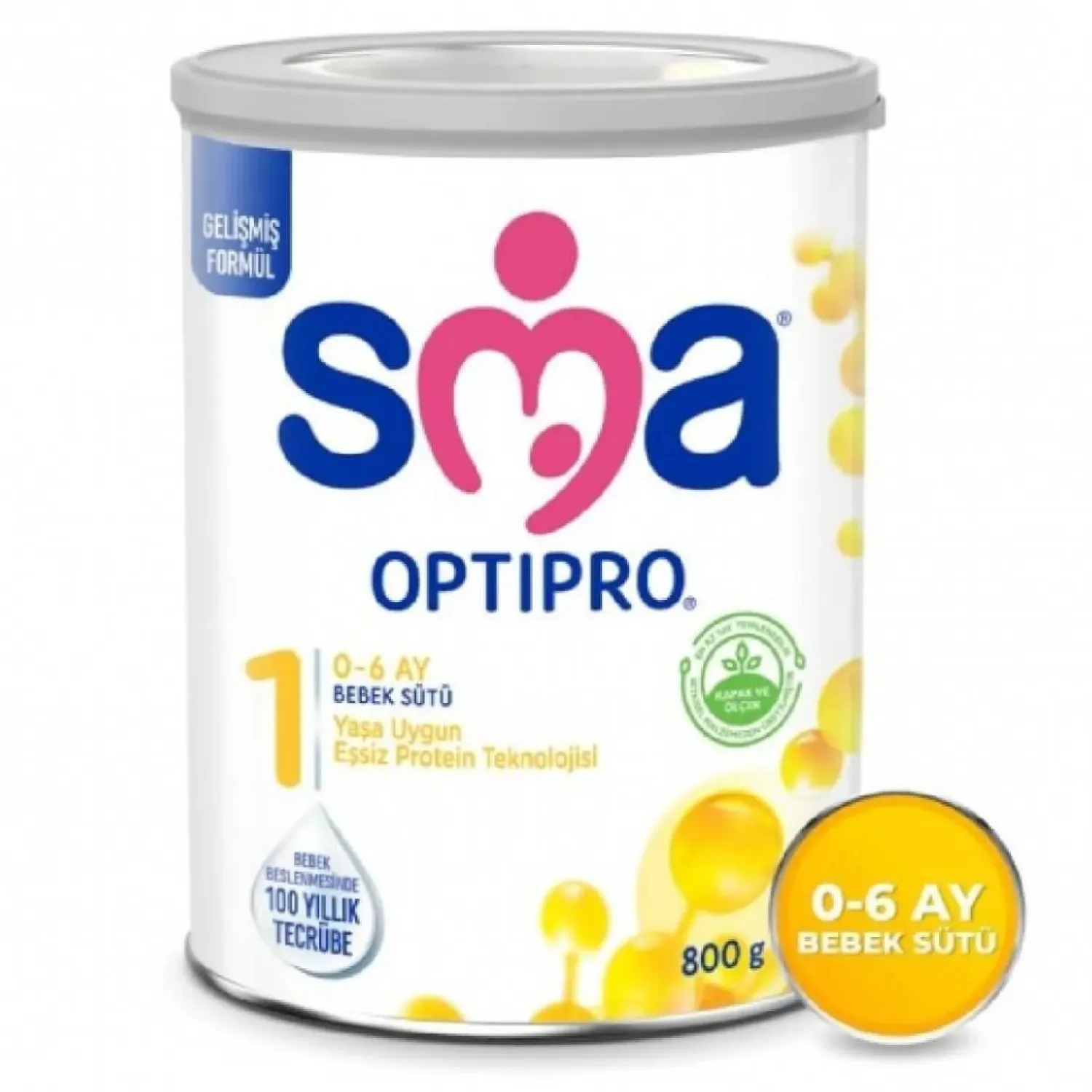 Sma OptiPro Probiyotik 1 Bebek Sütü 800 gr 0-6 Ay