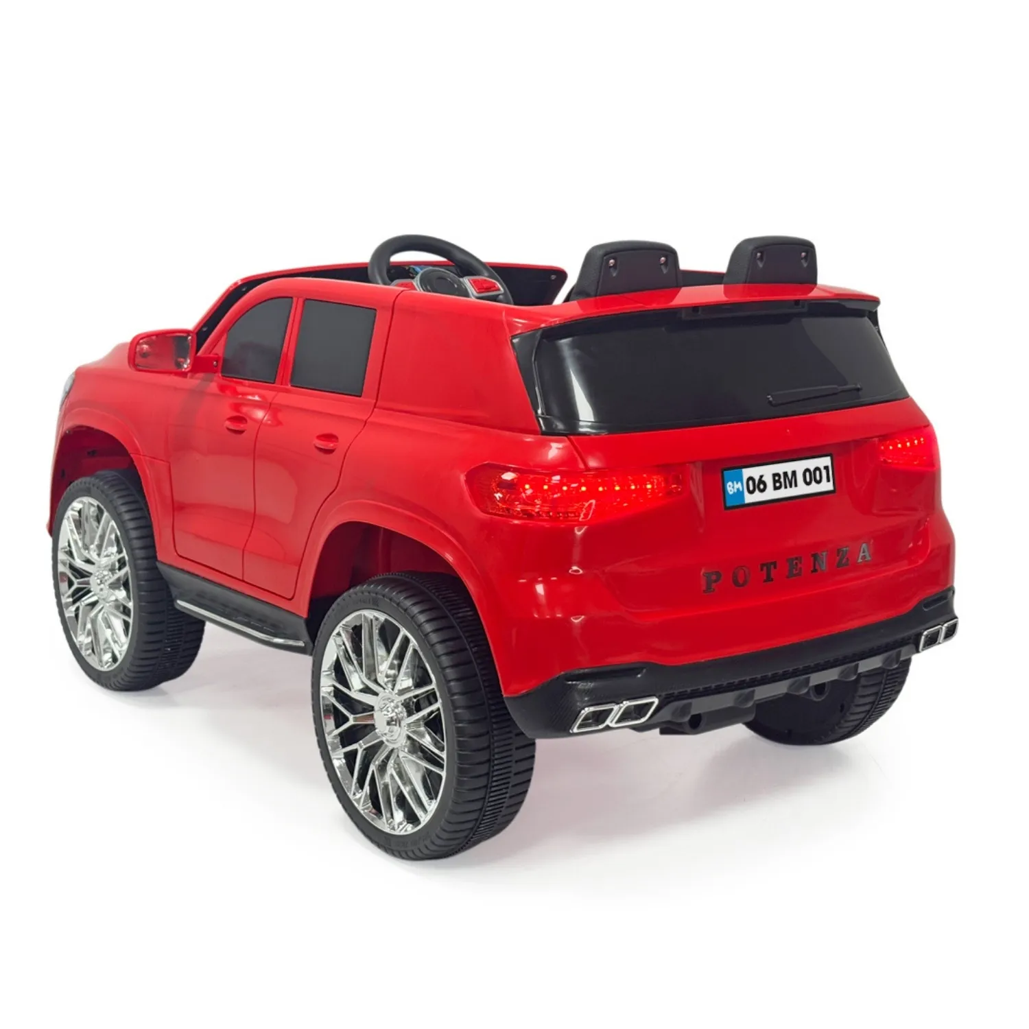 Potenza Akülü Araba Kumandalı 4*2 12 Volt Kırmızı