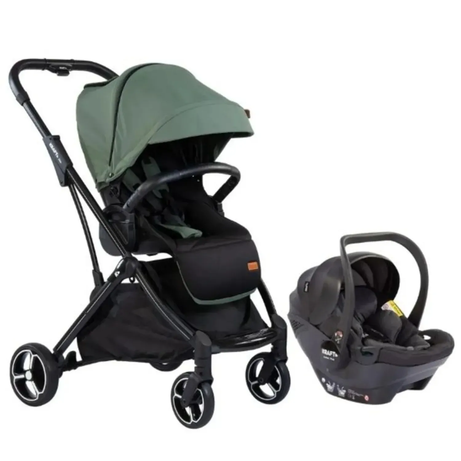 Kraft Viva I-Size Travel Sistem Bebek Arabası Green