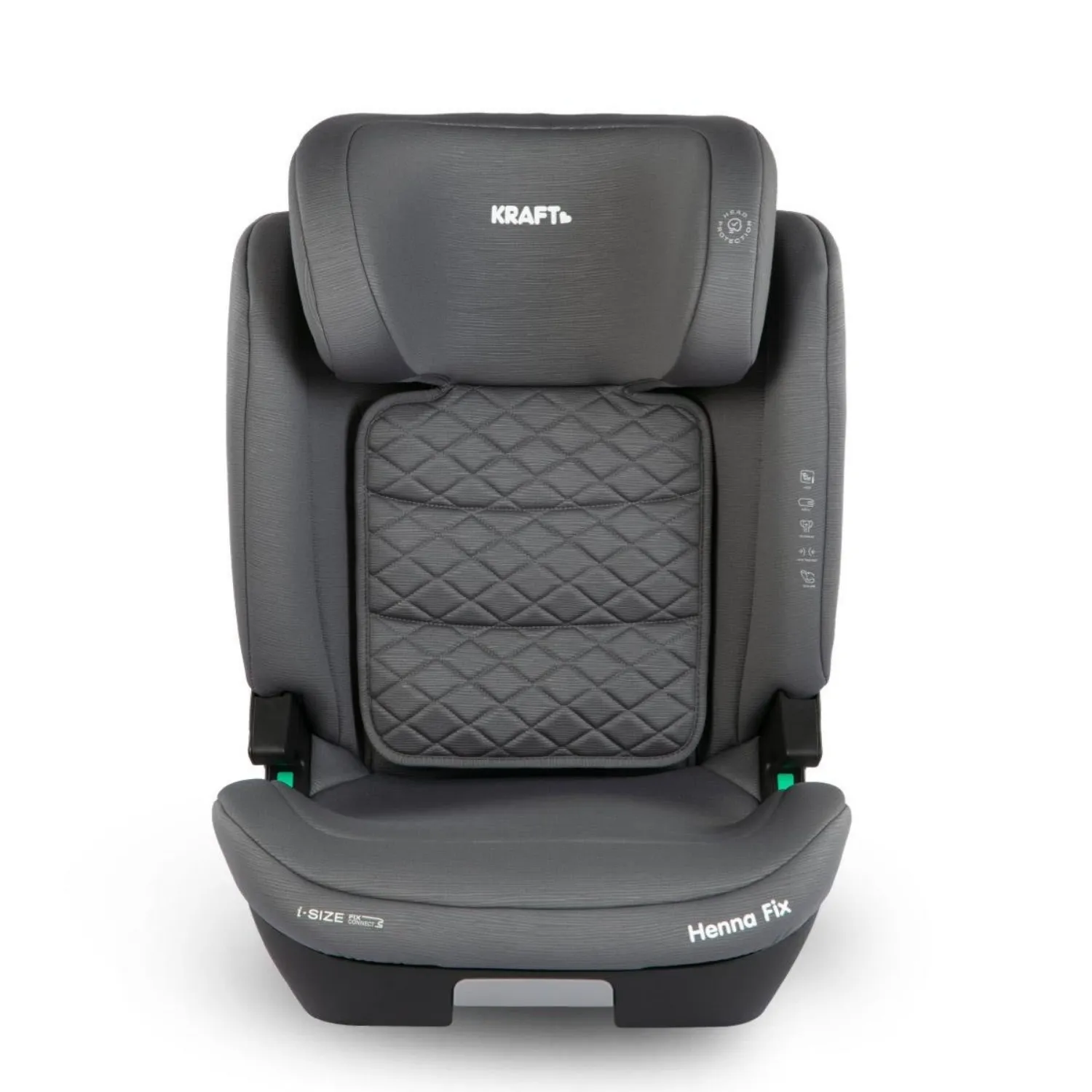 Kraft Henna Fix I-Size Oto Koltuğu 15-36 Kg Grey