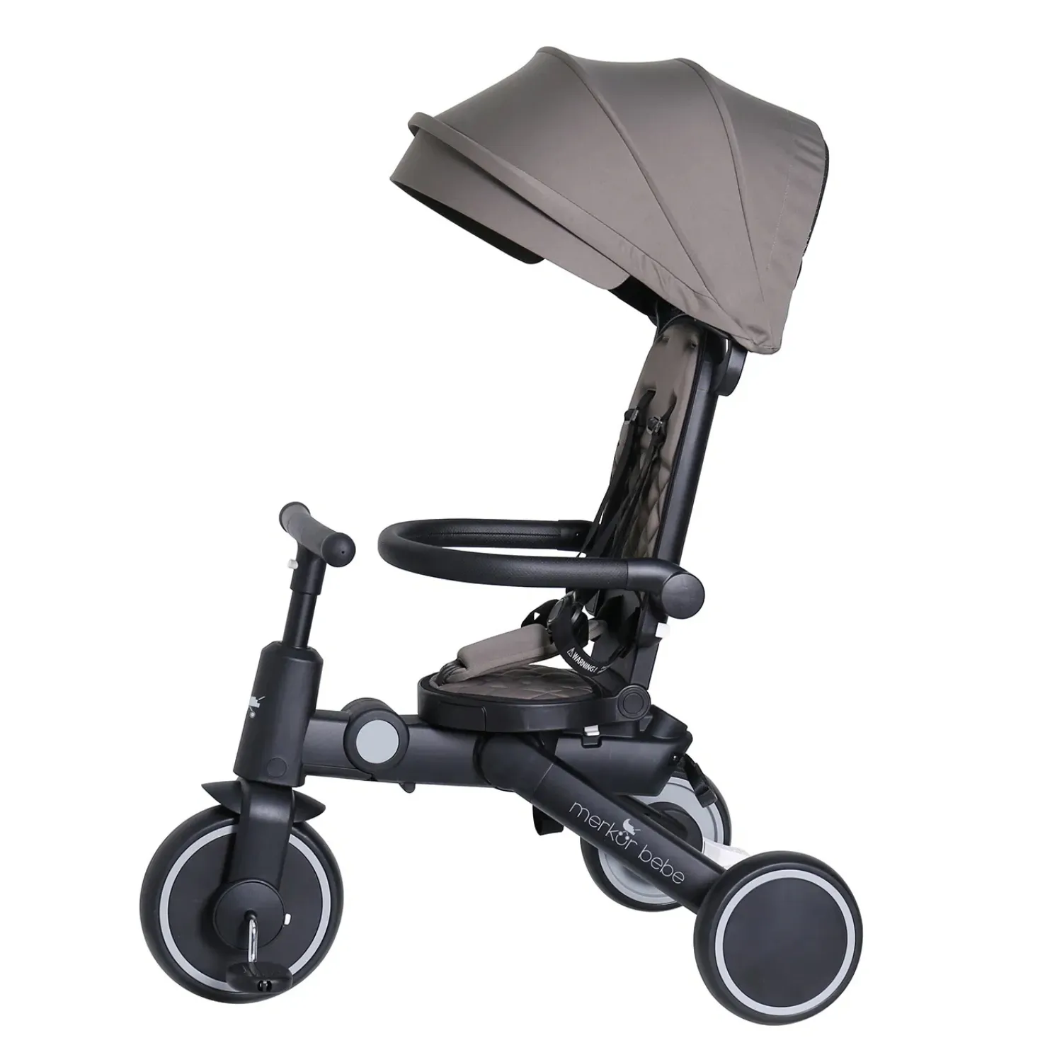 Merkür Bebe 9in1 Hawk Üç Tekerlekli Bebek ve Çocuk Bisikleti Yeşil