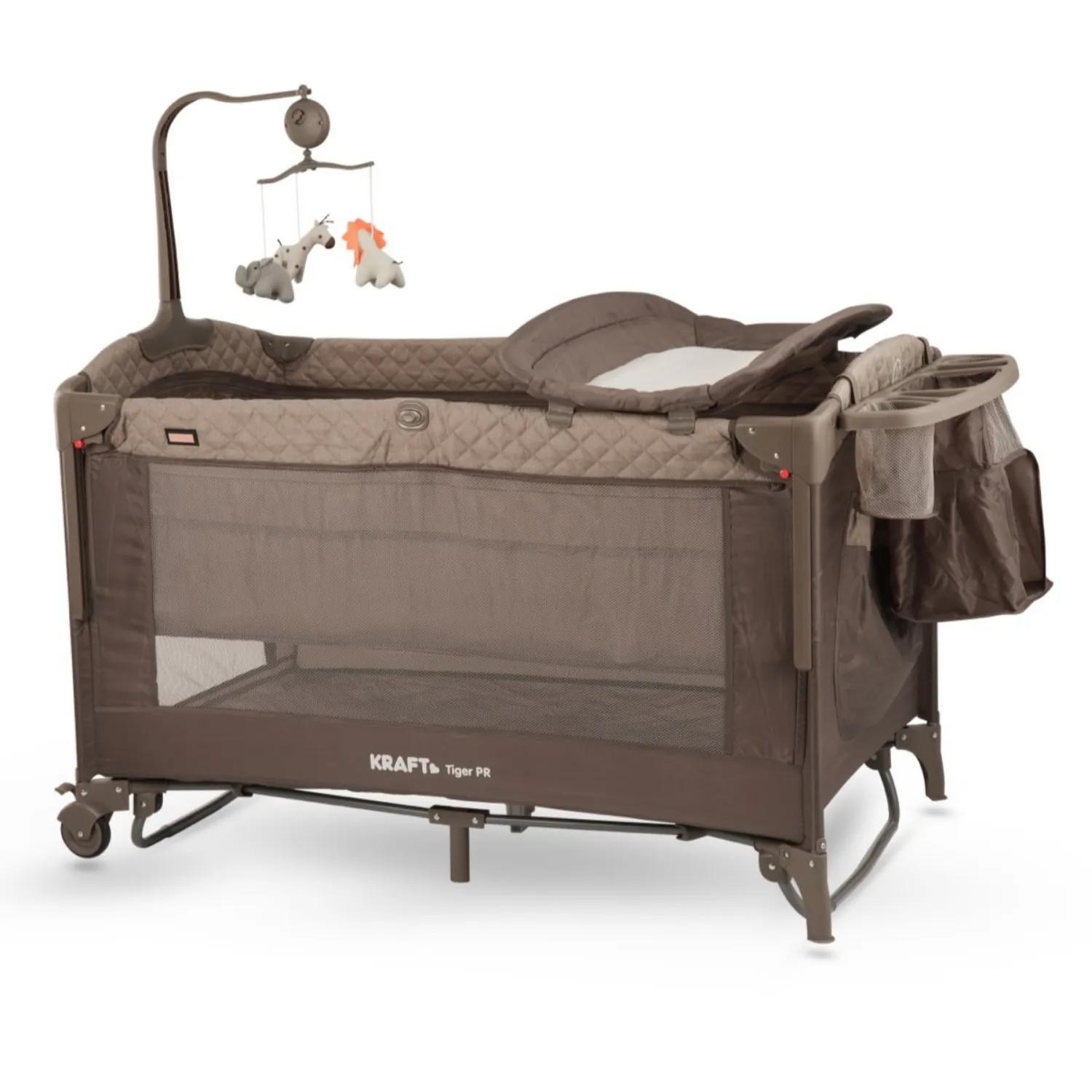 Kraft Tiger Anne Yanı Oyun Parkı 70x120 cm Light Beige