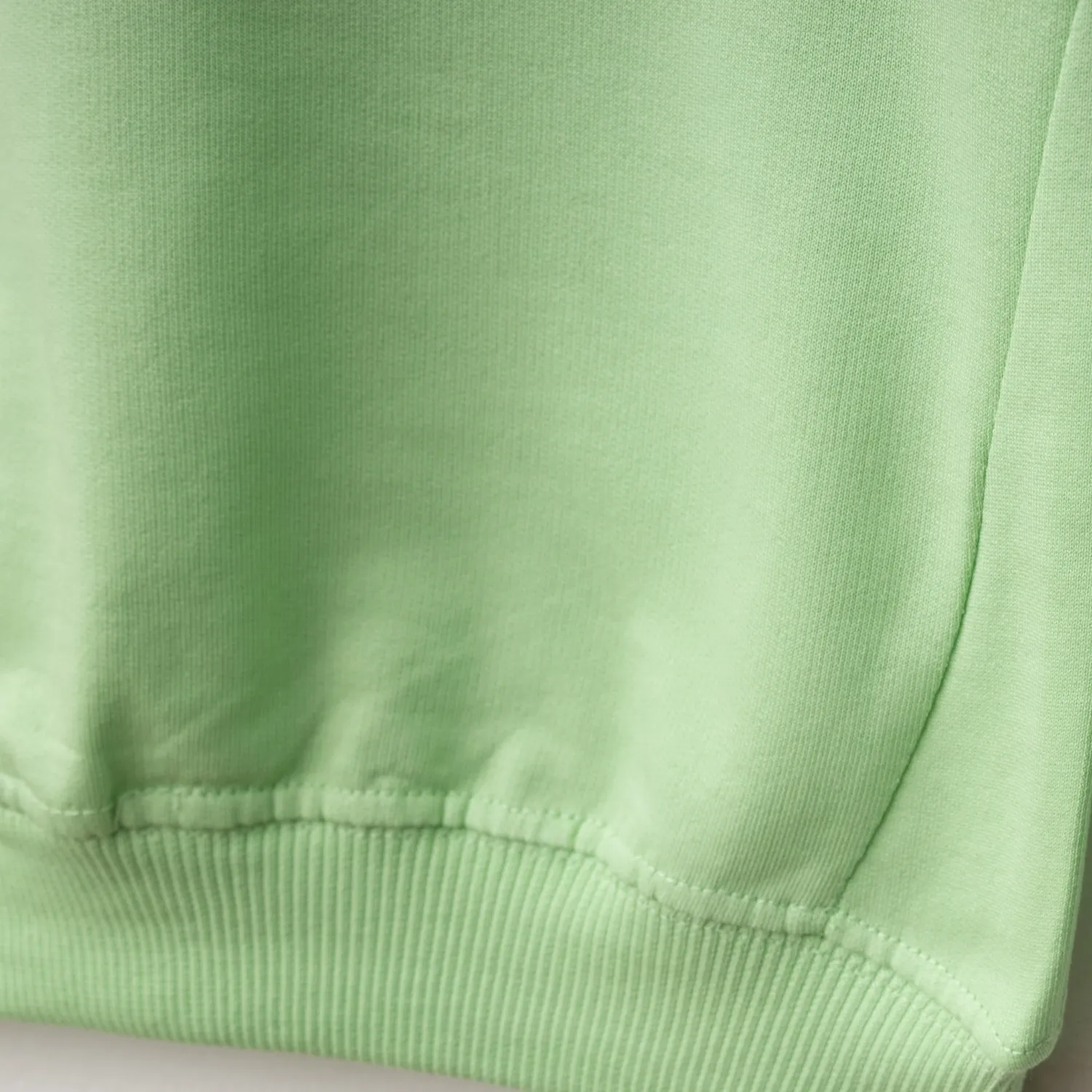 Winimo Sweatshirt Parçalı Basic Fıstık Yeşili