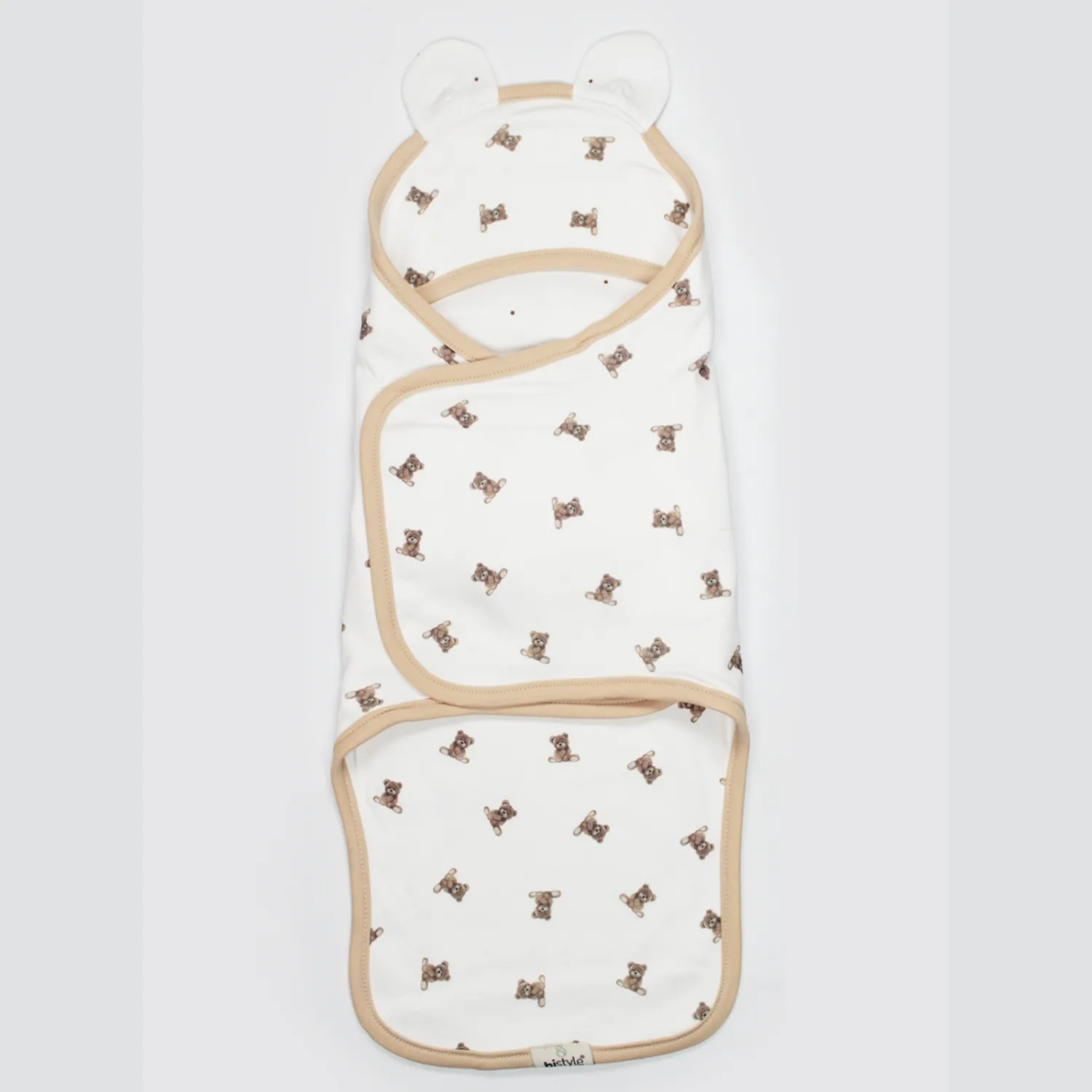 Bistyle Bel Destekli Kundak I am So Bear Bej - Ekru