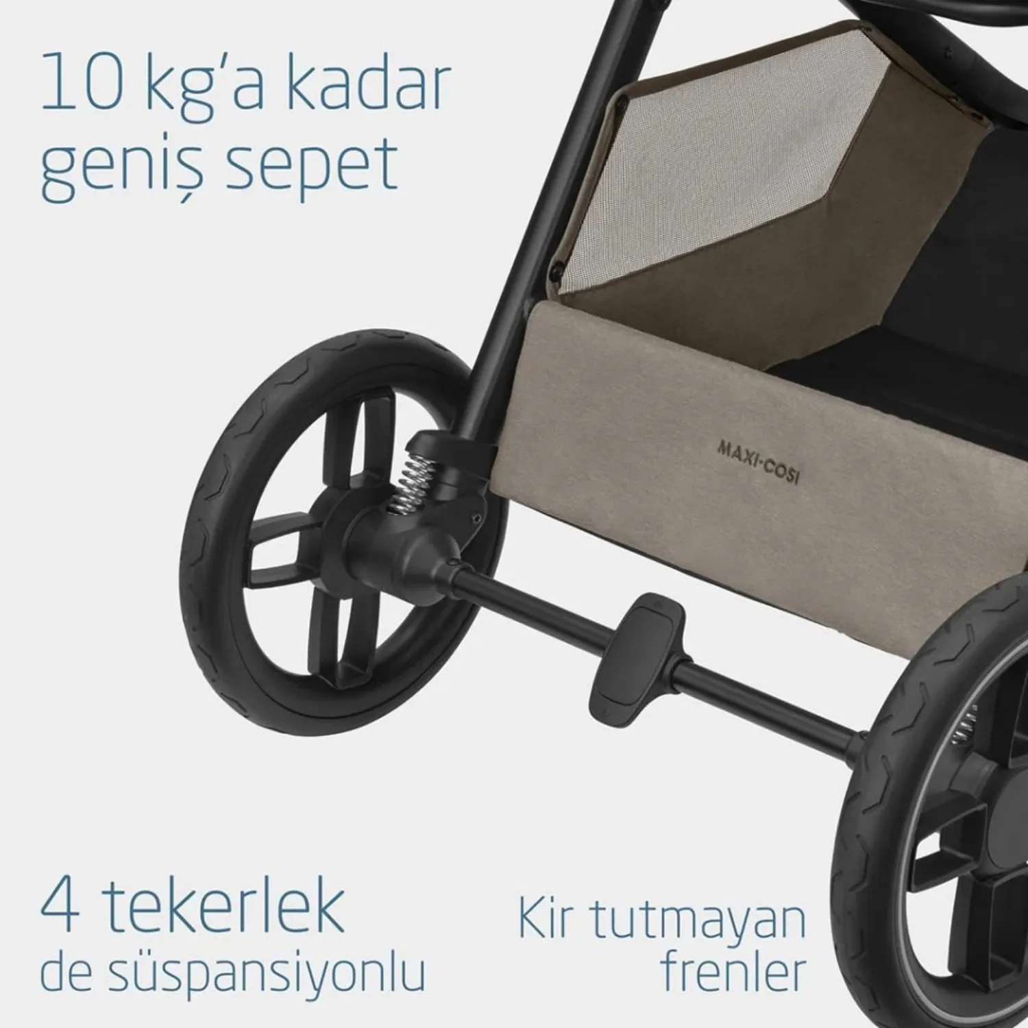 Maxi Cosi Oxford Çift Yönlü Bebek Arabası Twillic Truffle