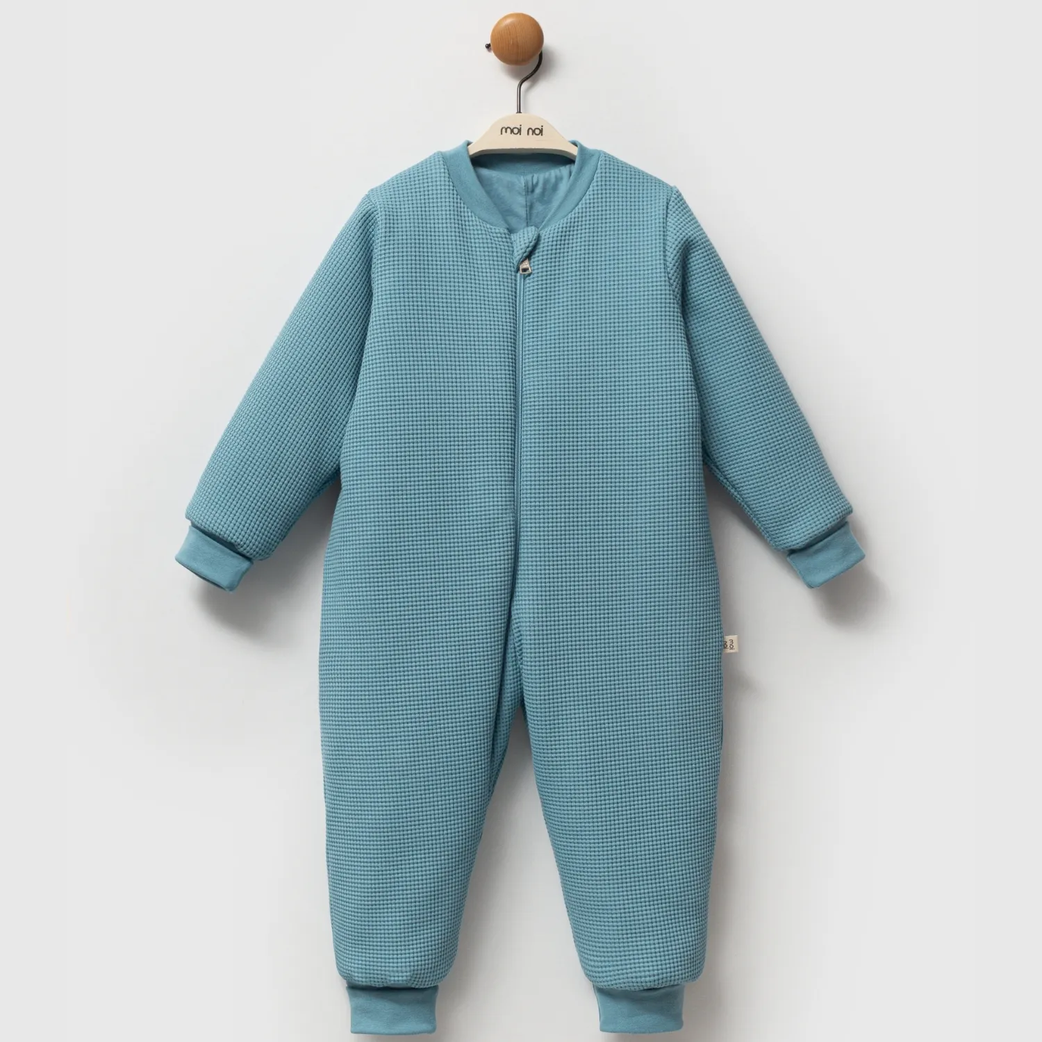 Moi Noi Uyku Tulumu Çoraplı 2,5 Tog Waffle Petrol