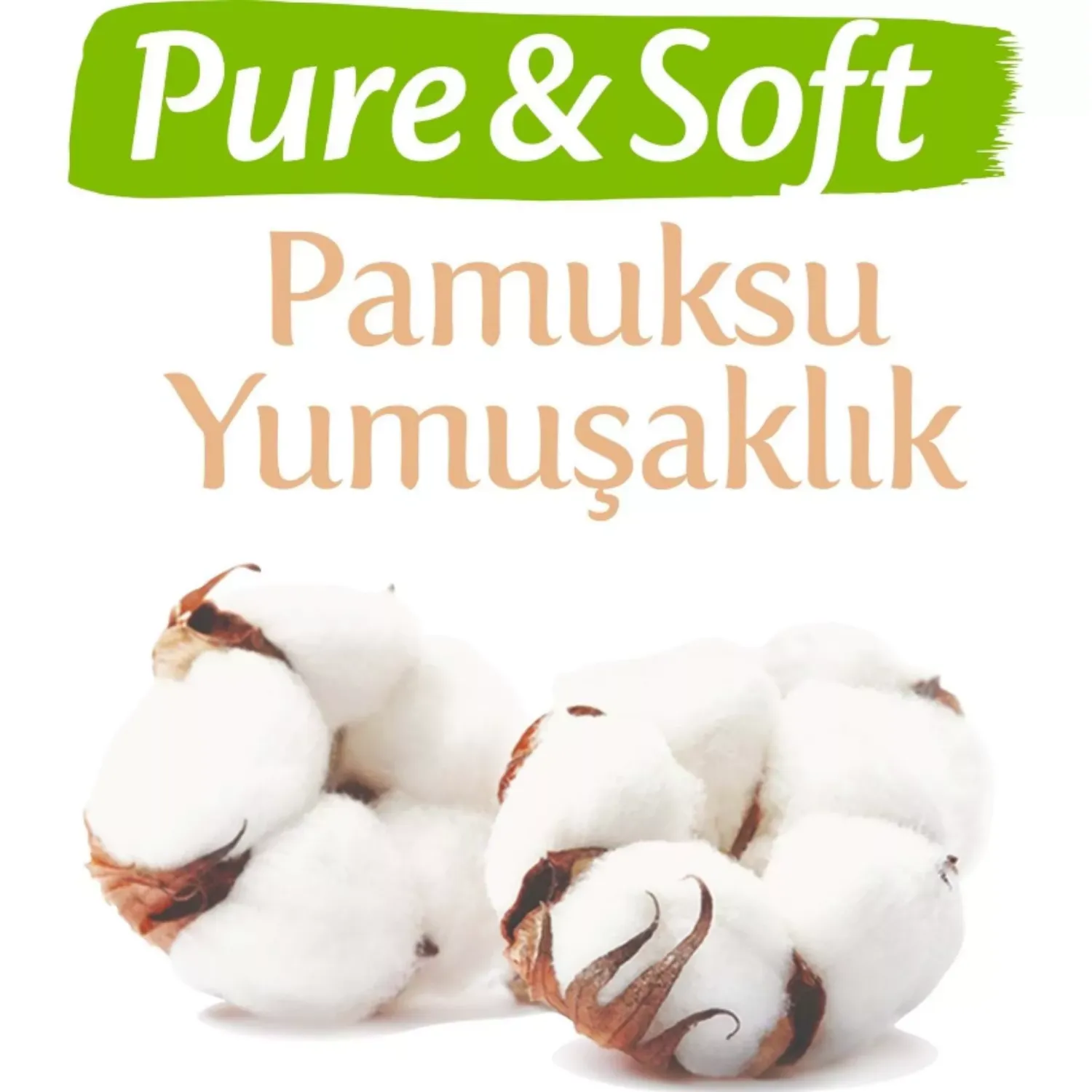Molfix Pure&Soft Bebek Bezi 3 Beden Midi 4-9 Kg 64lü Süper Fırsat Paketi