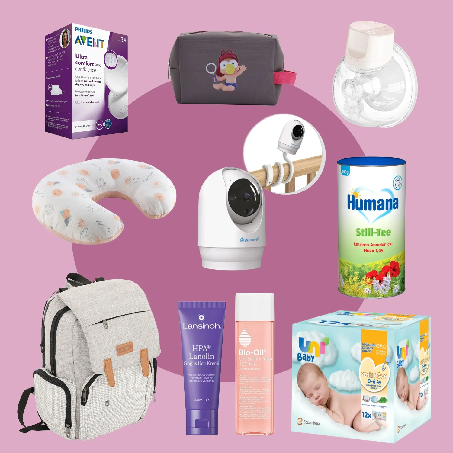 Yeni Doğan Emzirme Seti