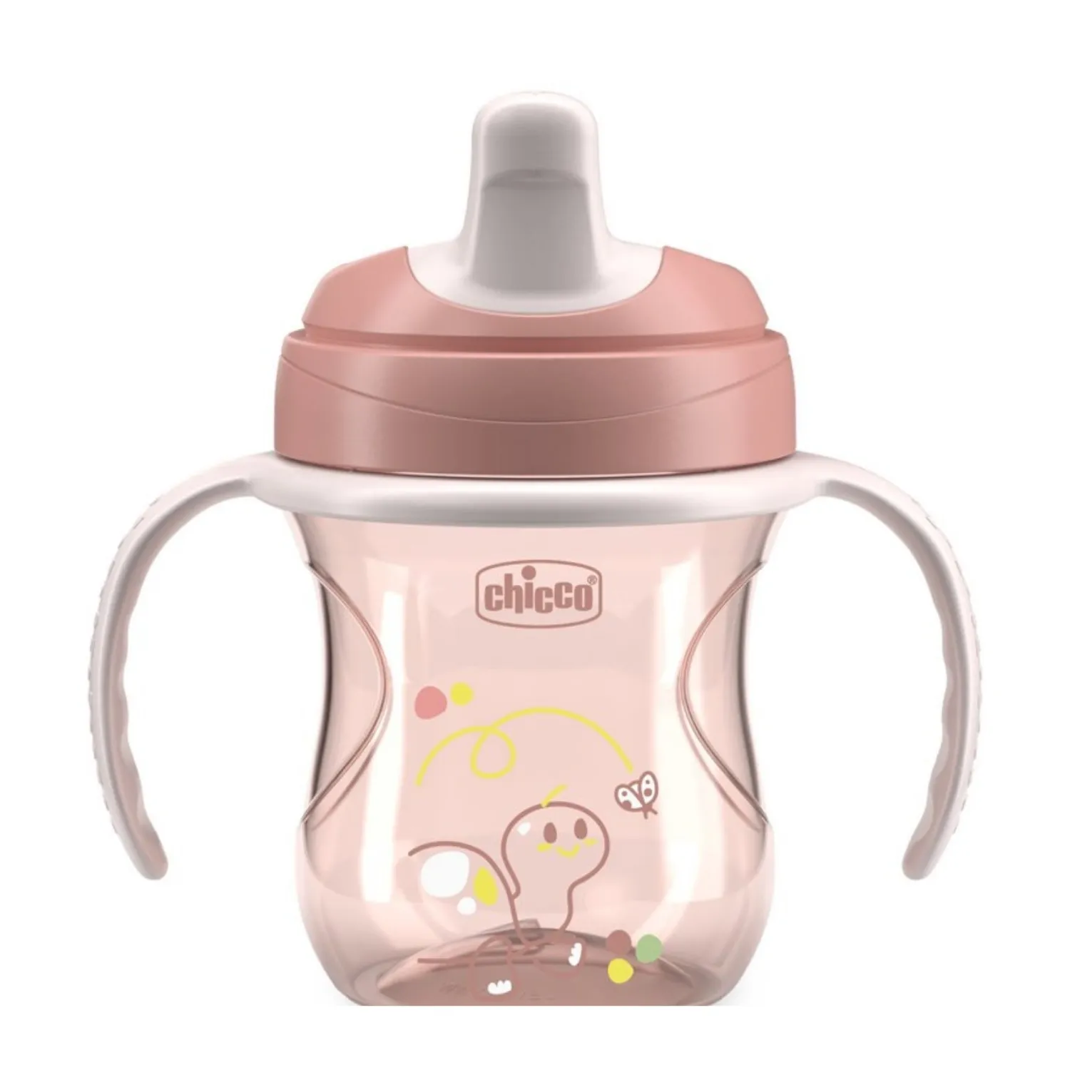 Chicco Yarı Yumuşak Uçlu Alıştırma Bardağı 6+ Ay Kız Yeni