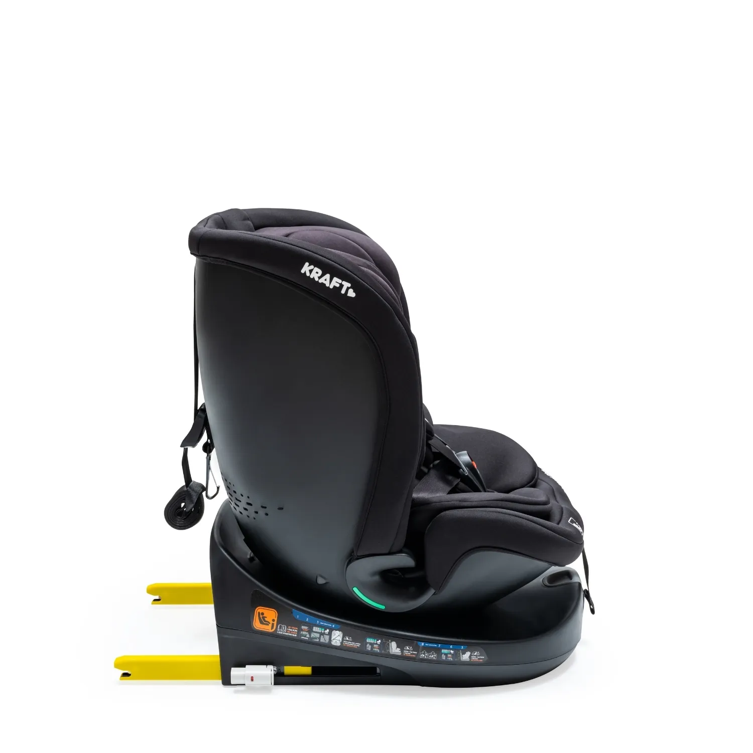 Kraft Spin Signal Plus Oto Koltuğu 0-36 Kg Black