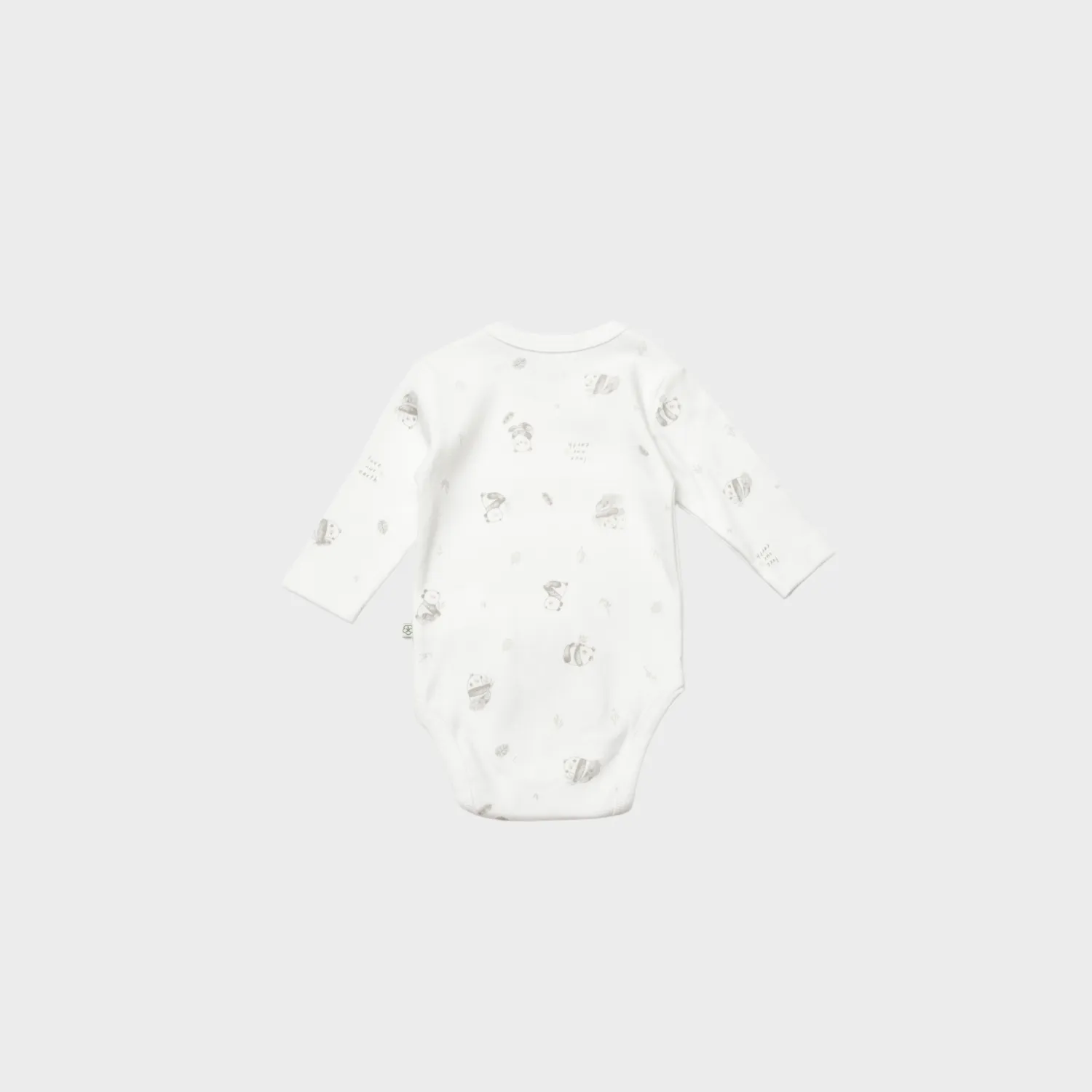 Bibaby Organik Body Uzun Kol Love Our Earth Yeşil