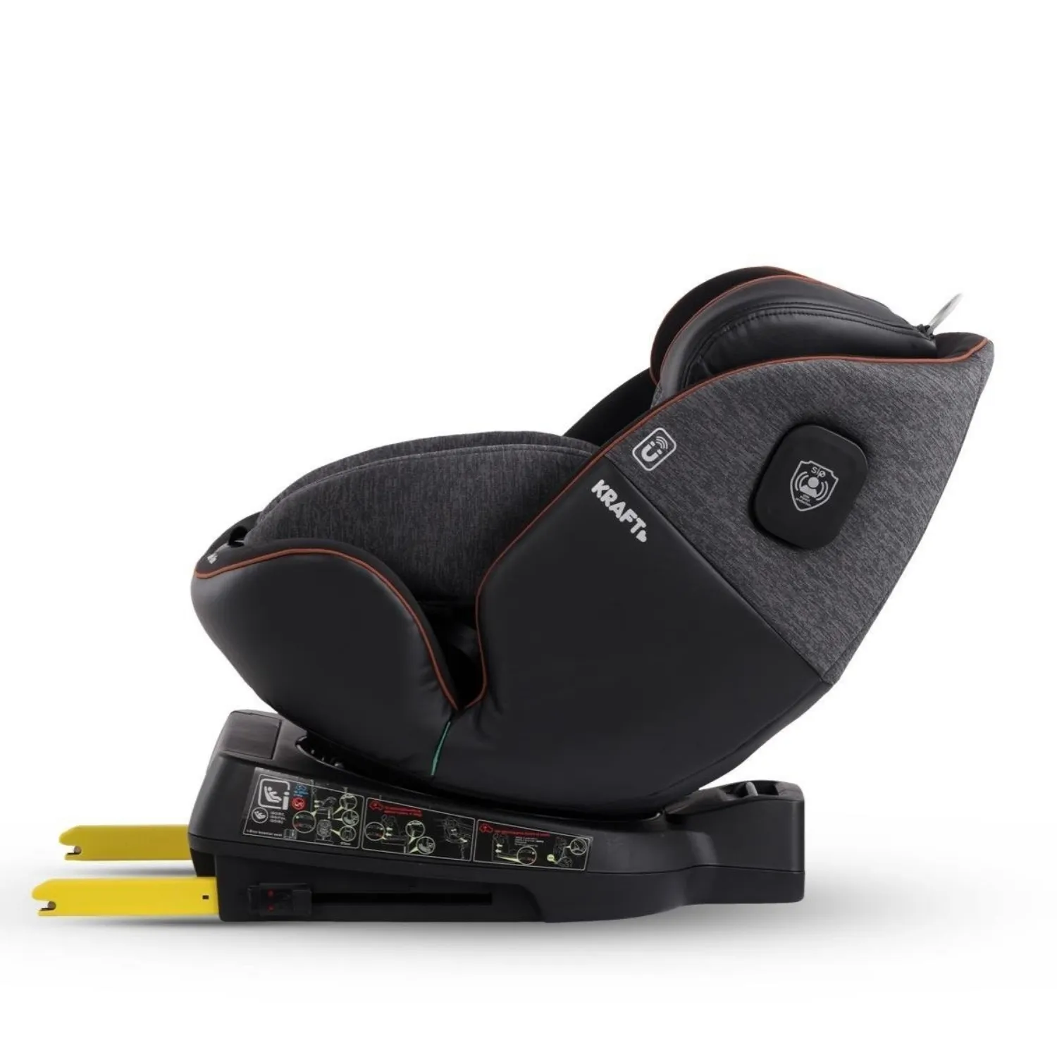 Kraft Galler I-Size Oto Koltuğu 0-36 Kg Koyu Gri