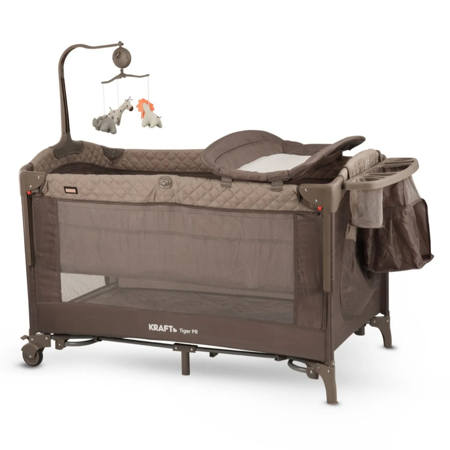 Kraft Tiger Anne Yanı Oyun Parkı 70x120 cm Light Beige