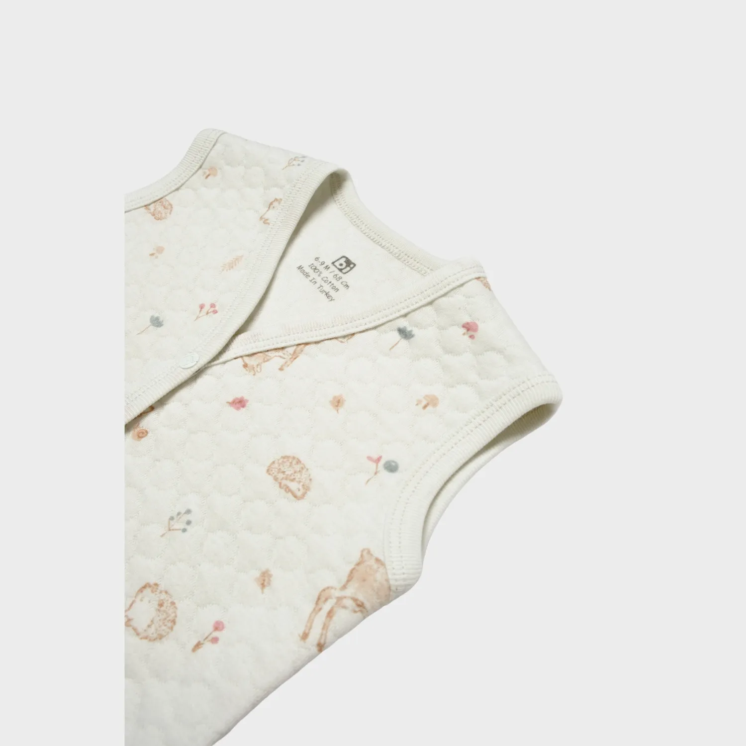 Bibaby Yelek Little Deer Mint - Powder
