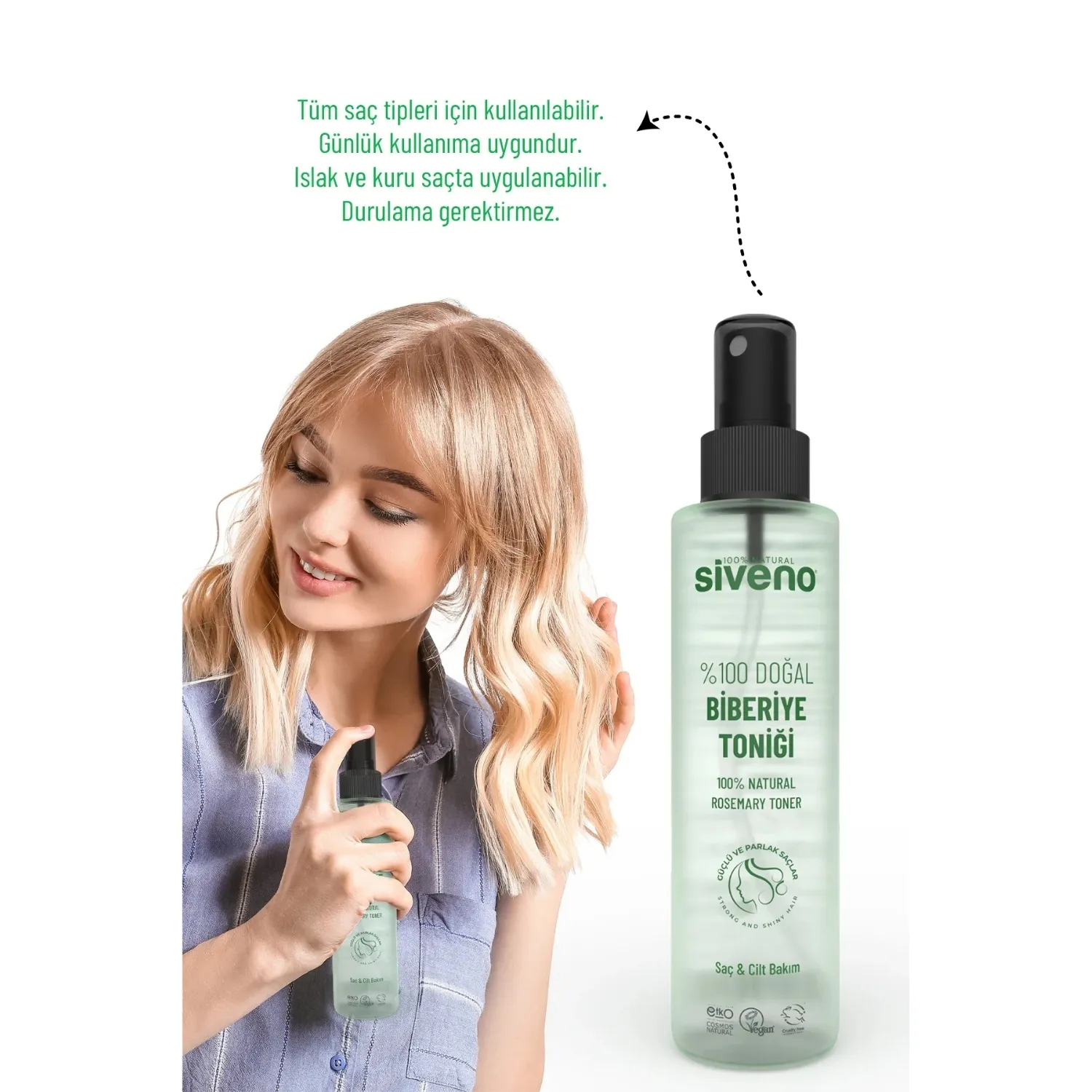 Siveno %100 Doğal Biberiye Toniği 150 ml