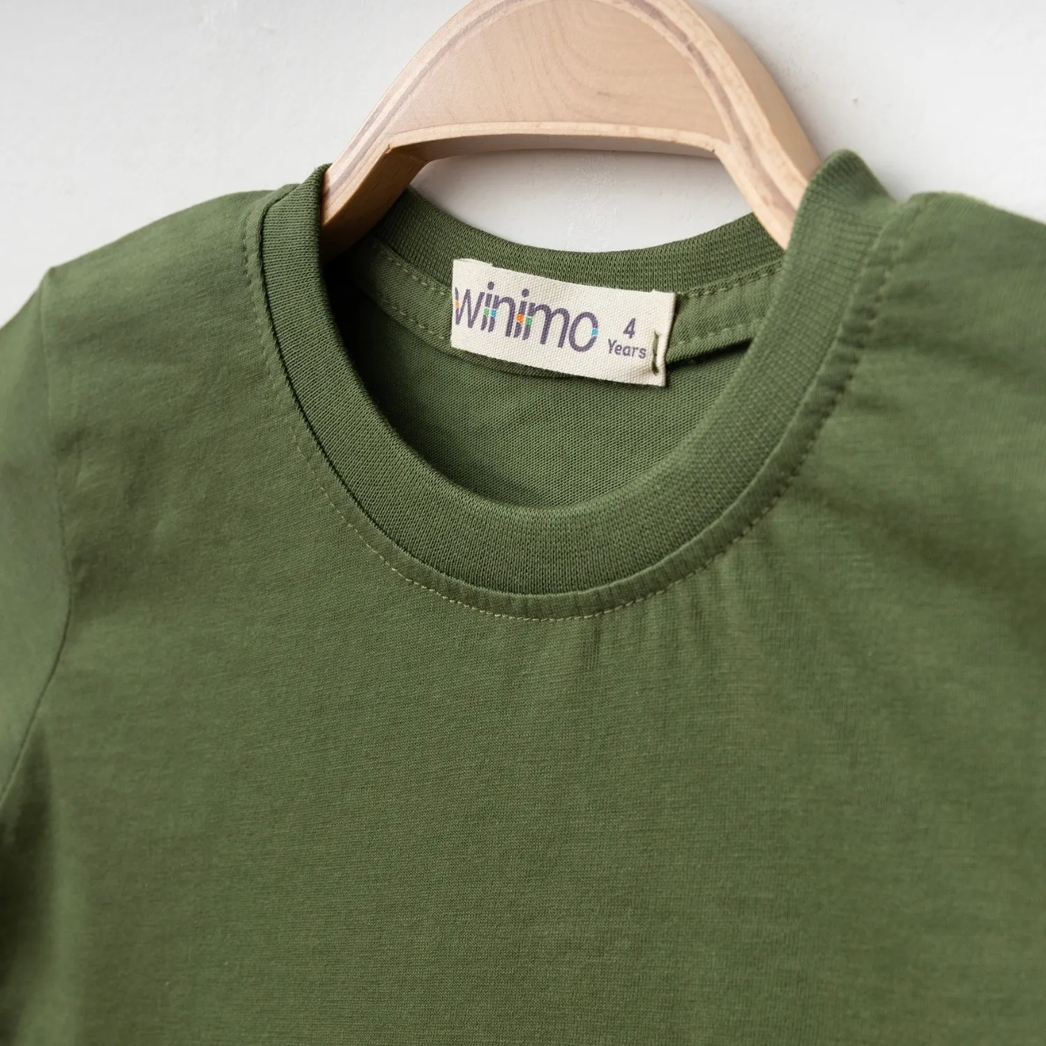 Winimo T-Shirt Keep On Board Baskılı Haki