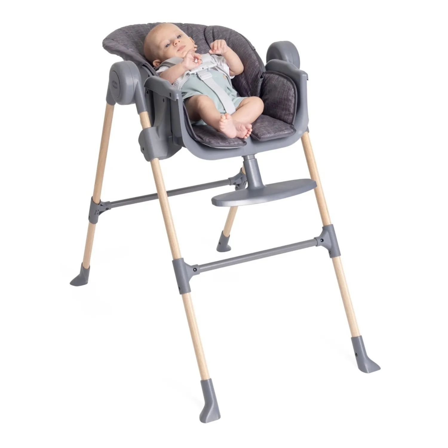 Chicco Polly Essential Fonksiyonel Mama Sandalyesi Coal