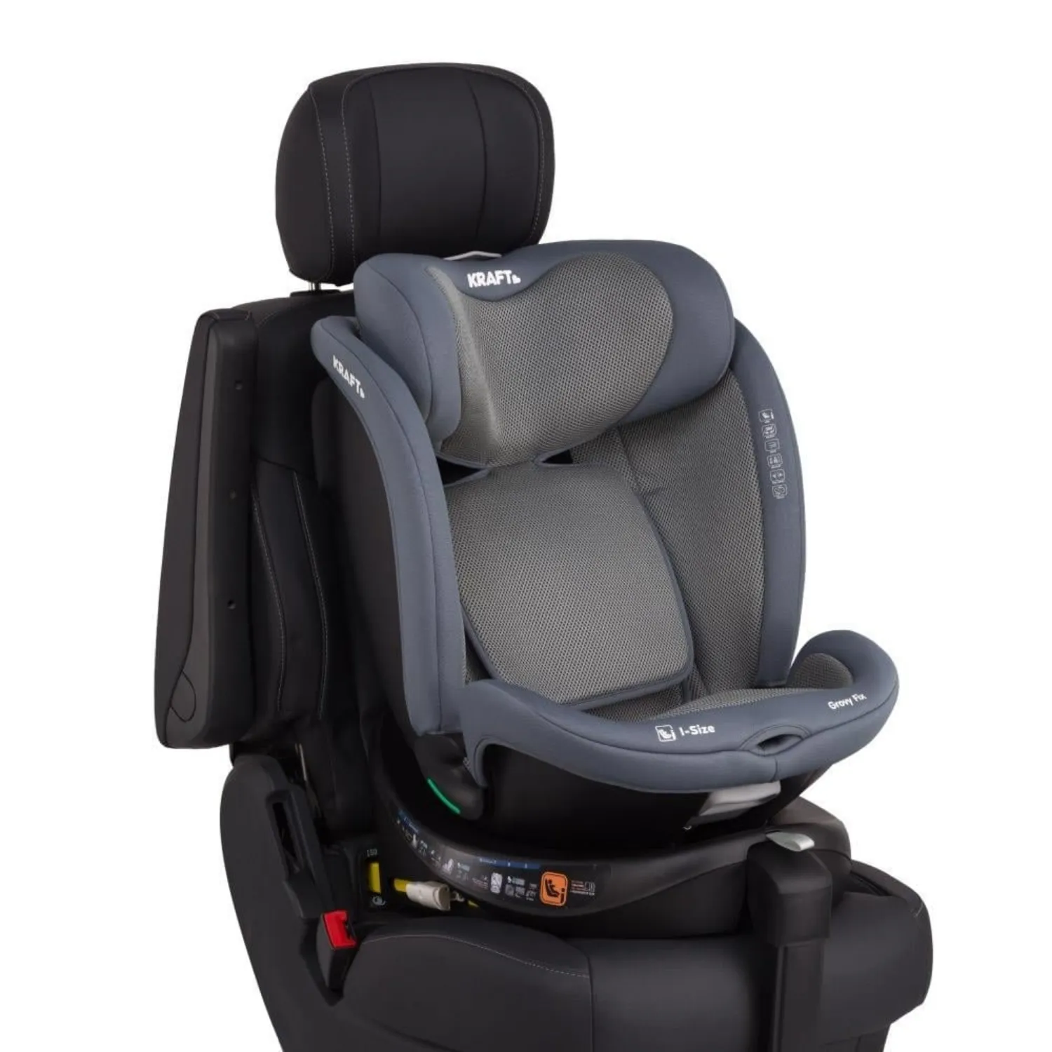 Kraft Grovy I-Size Oto Koltuğu 0-36 Kg Grey