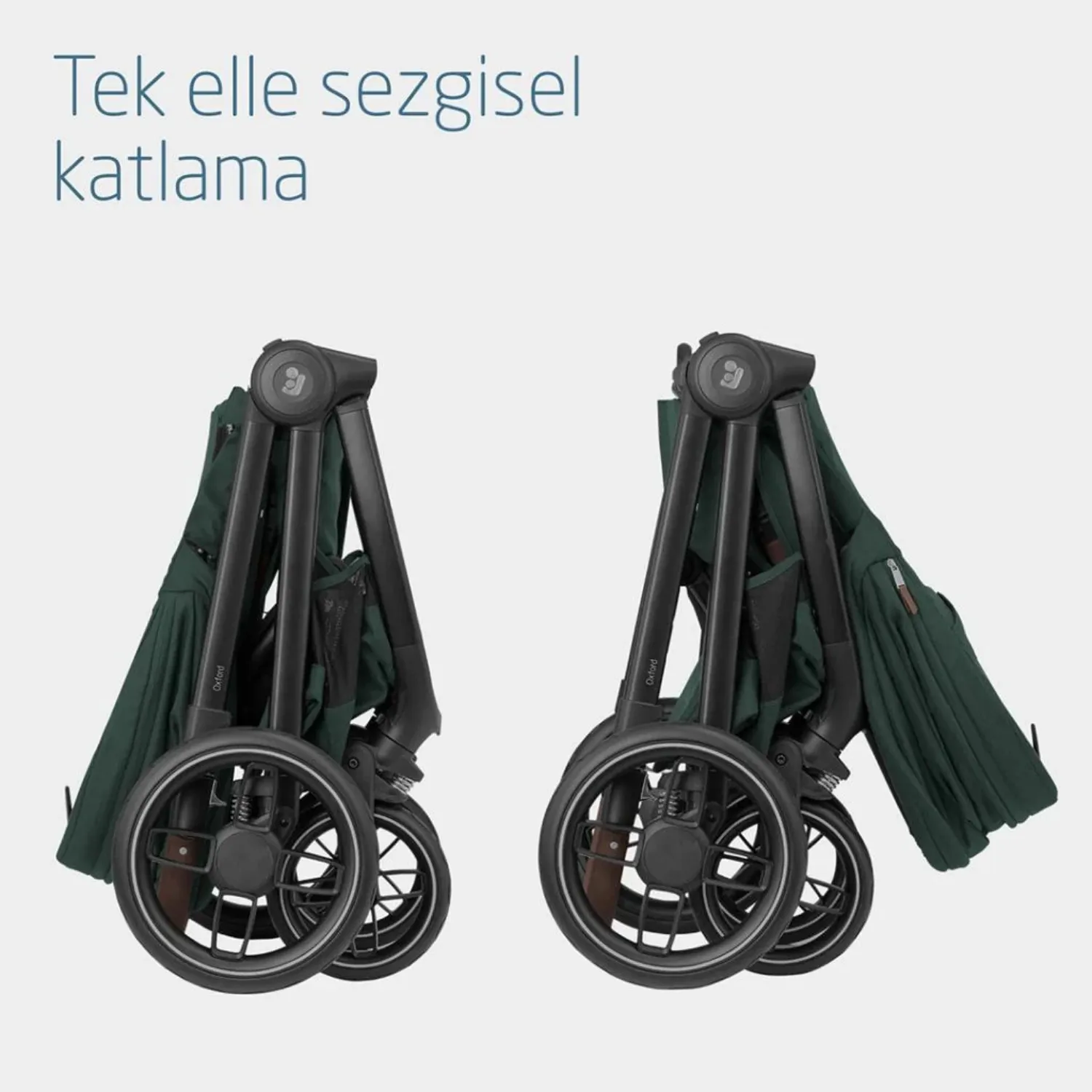 Maxi Cosi Oxford Çift Yönlü Bebek Arabası Twillic Green