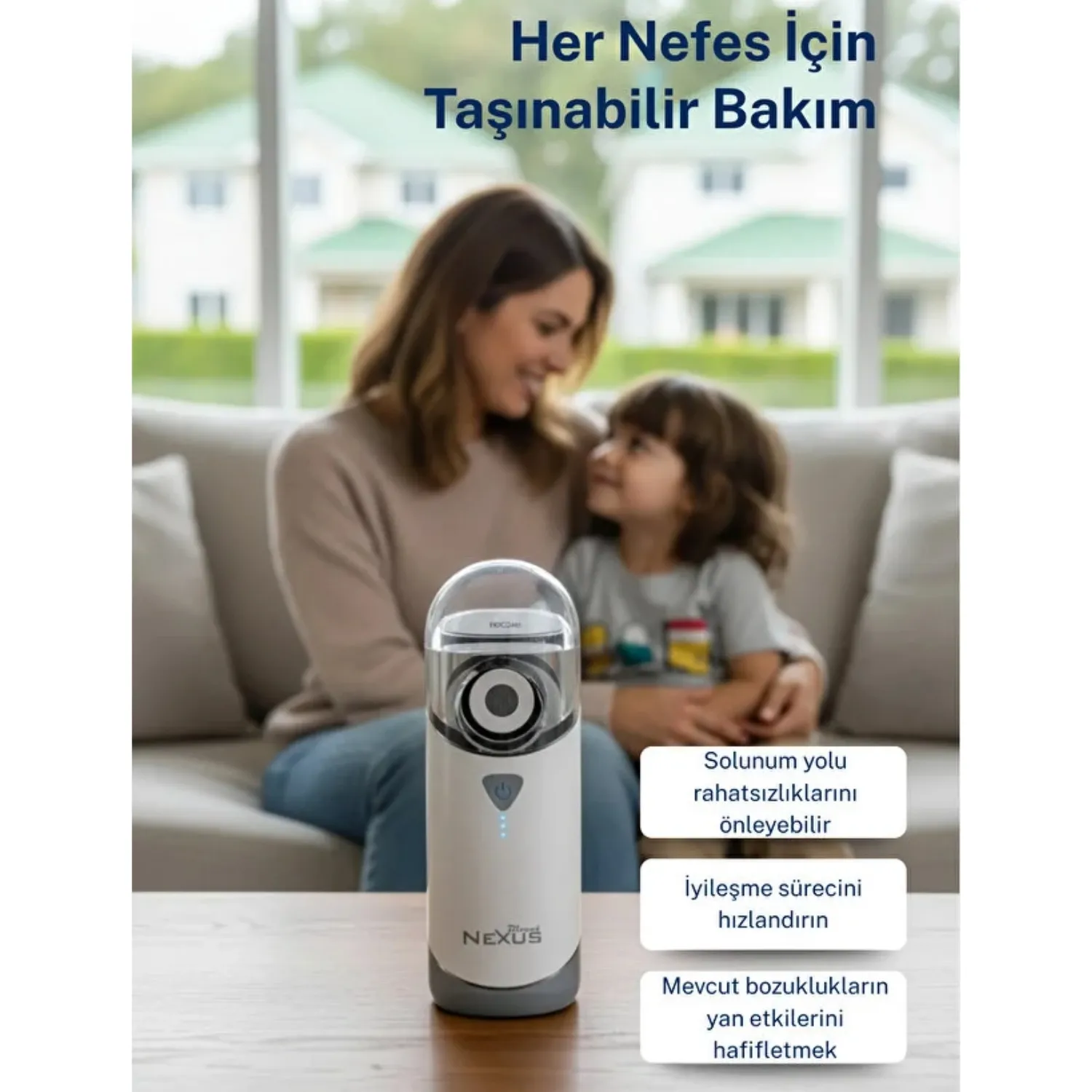 Direct Nexus Taşınabilir Mesh Nebulizatör