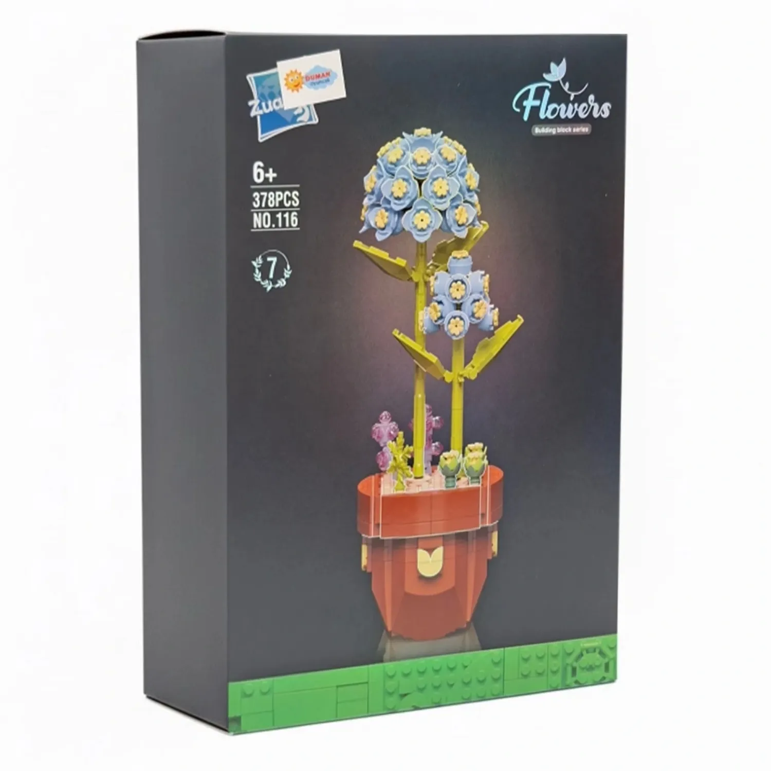 Kutuda Saksılı Lego Çiçekler