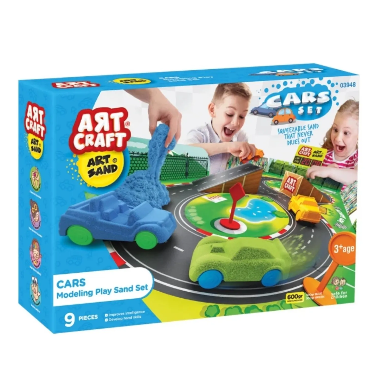 Dede Artsand Arabalar Kum Set 600 Gr