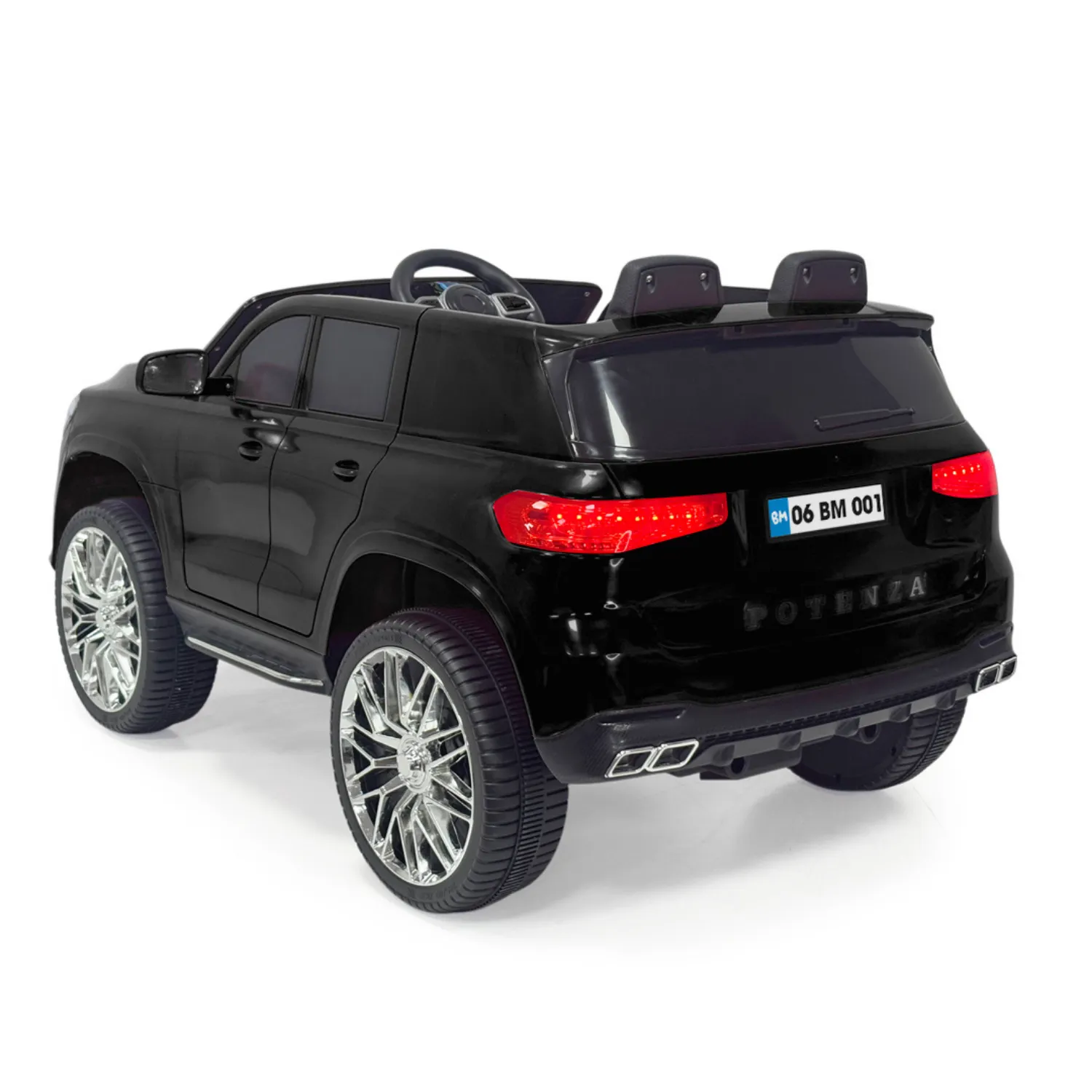 Potenza Akülü Araba Kumandalı 4*2 12 Volt Siyah