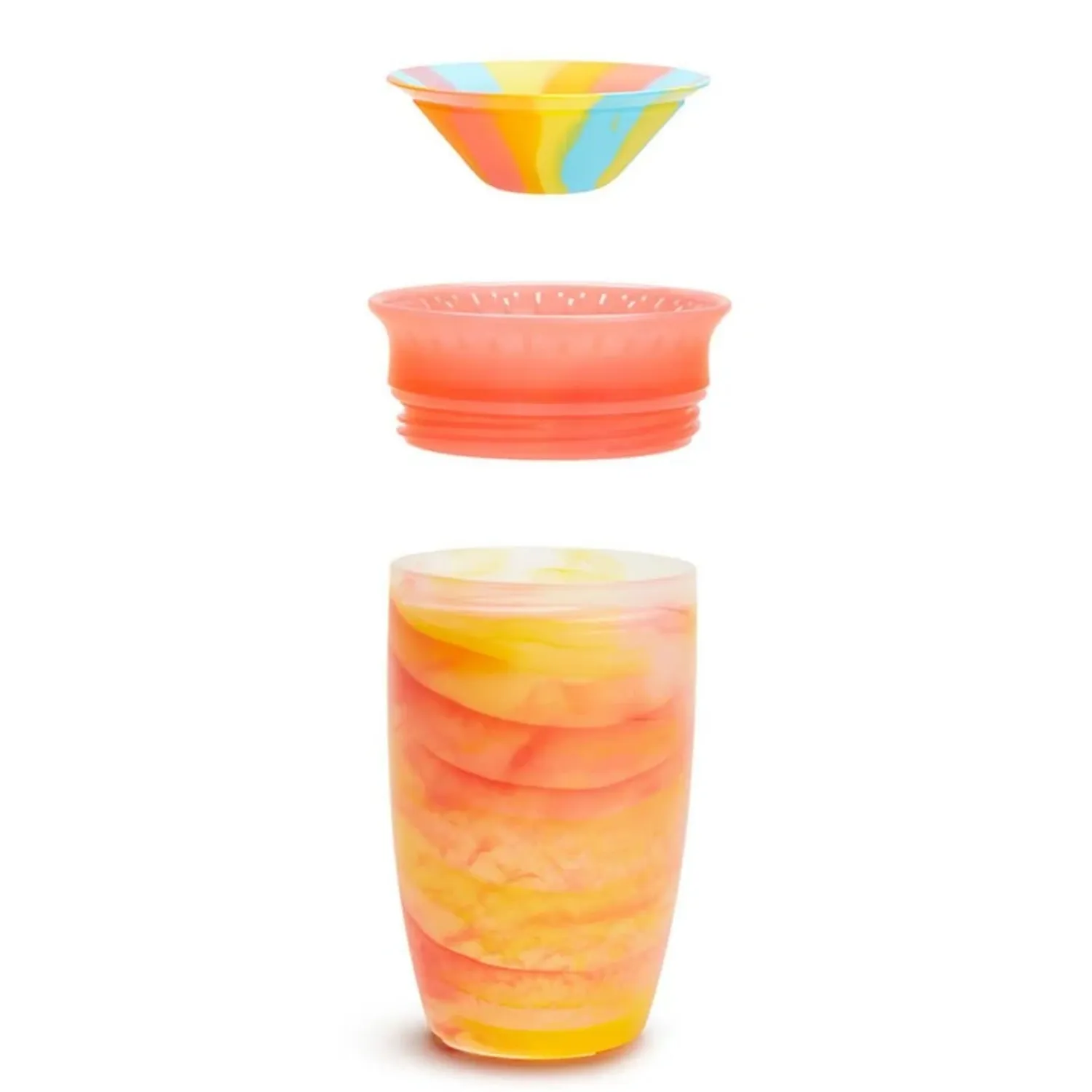 Munchkin Mucize 360° Tropical Alıştırma Bardağı 12ay+ 296ml Kırmızı