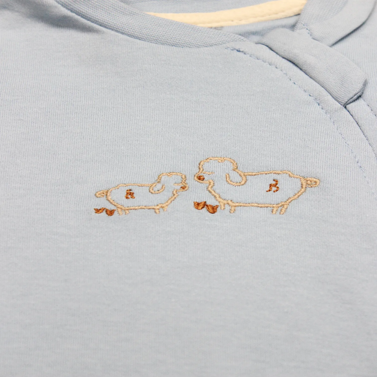 Bistyle Tulum Fermuarlı Curly Sheep Mavi