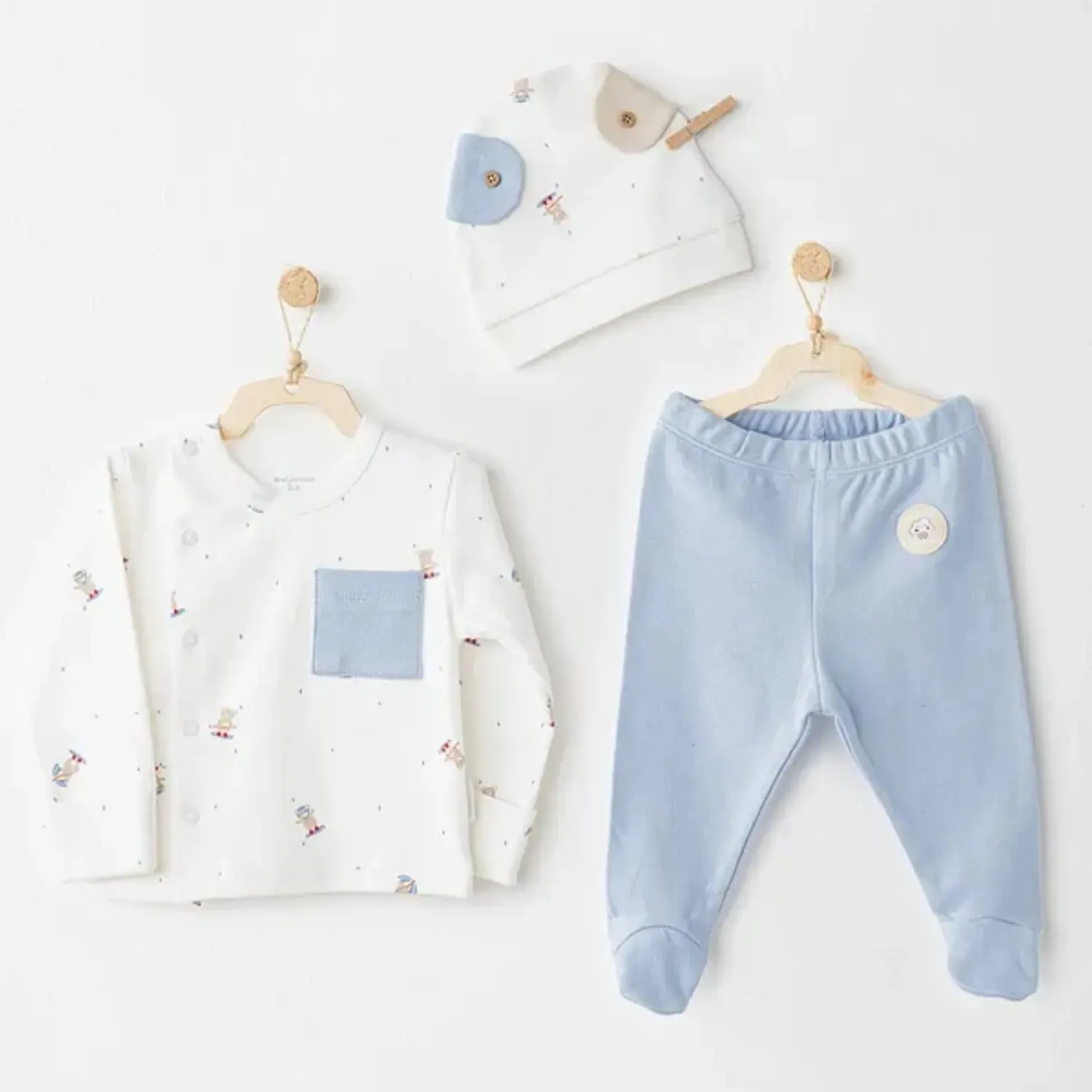 Andy Wawa Zıbın Takımı 3lü Rainbow Mavi Andy Wawa Zıbın Takımı 3lü Rainbow Mavi