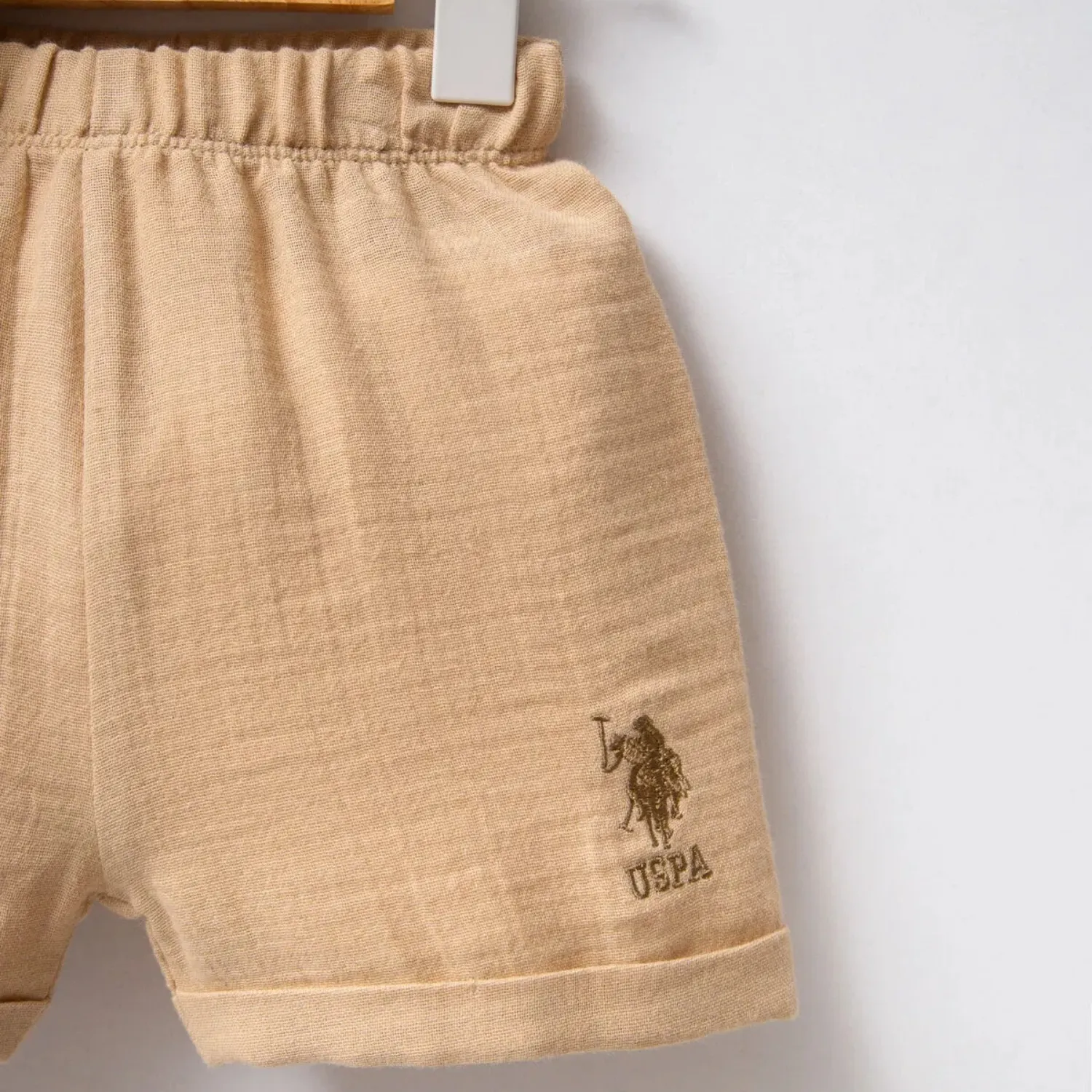 U.S. Polo 2li Takım Bej