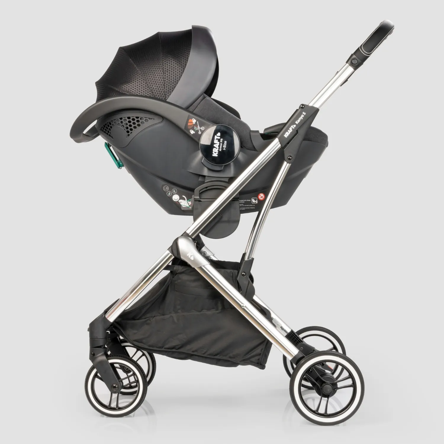 Kraft Kenya S Travel Sistem Bebek Arabası Black