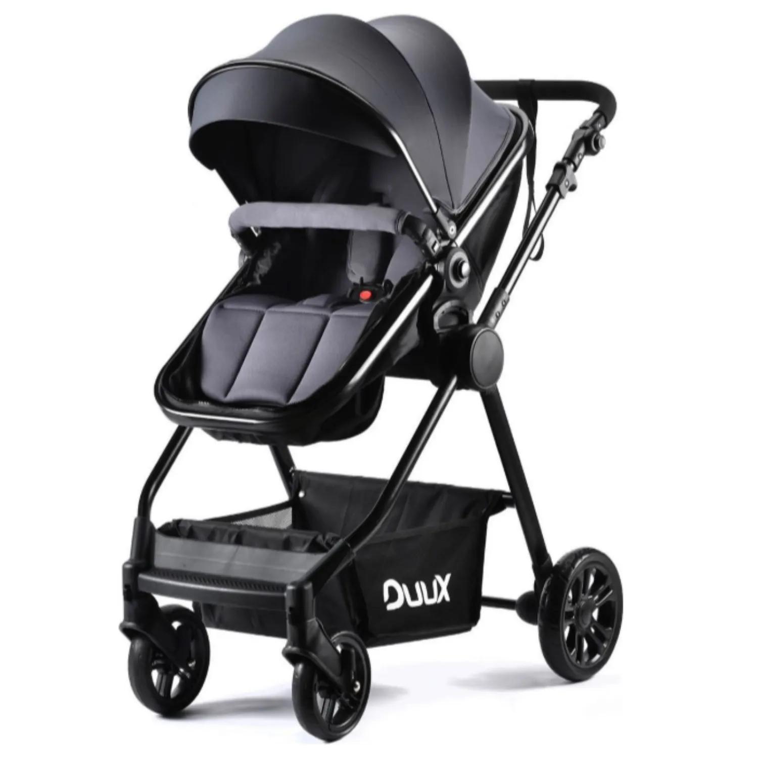Duux Apex Plus Travel Sistem Bebek Arabası Siyah