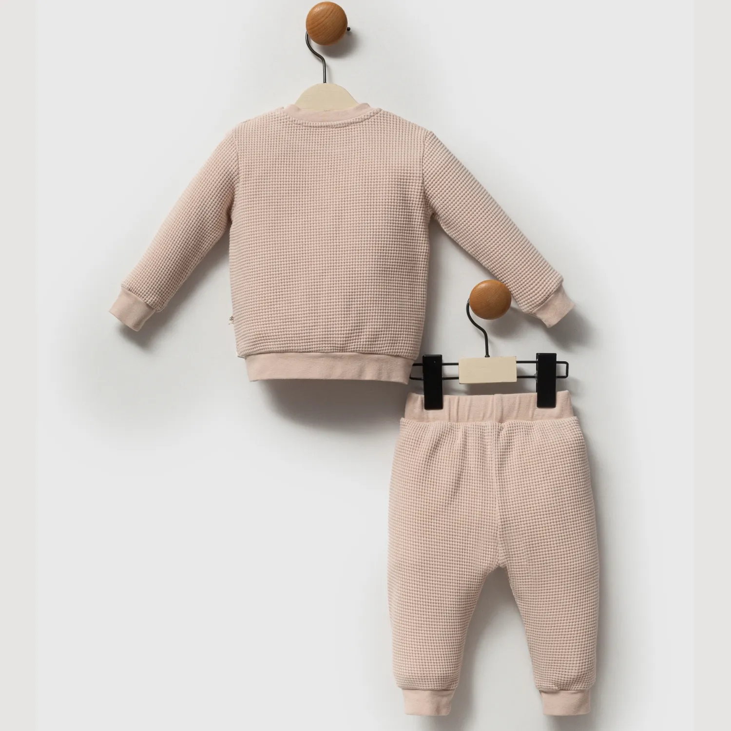 Moi Noi 2li Takım Waffle Bej