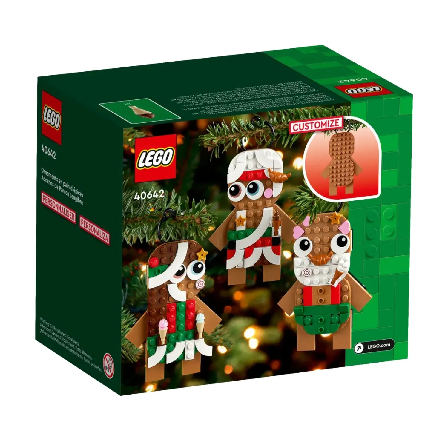 LEGO Iconic Zencefilli Kurabiye Süsleri 40642