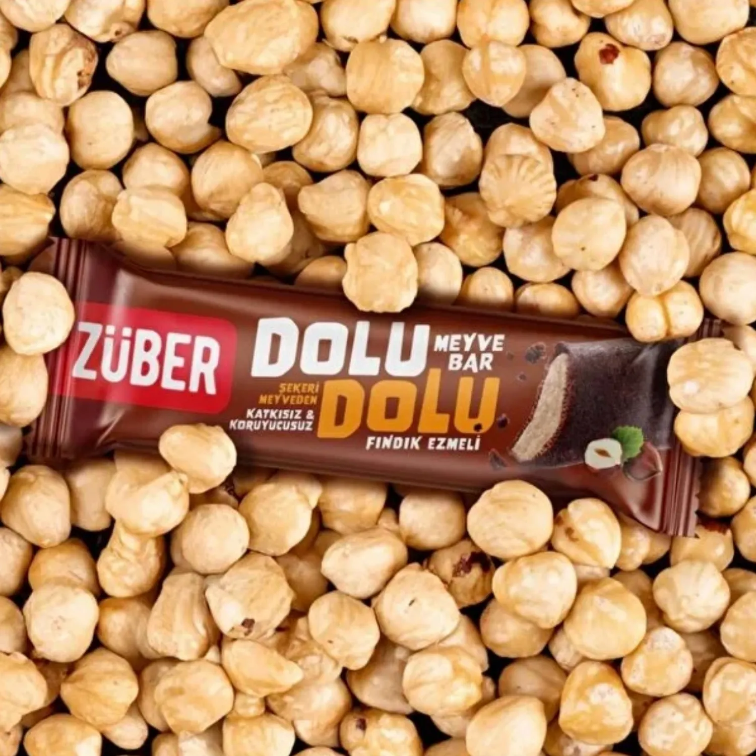 Züber Dolu Dolu Meyve Bar Fındık Ezmeli 30 gr.