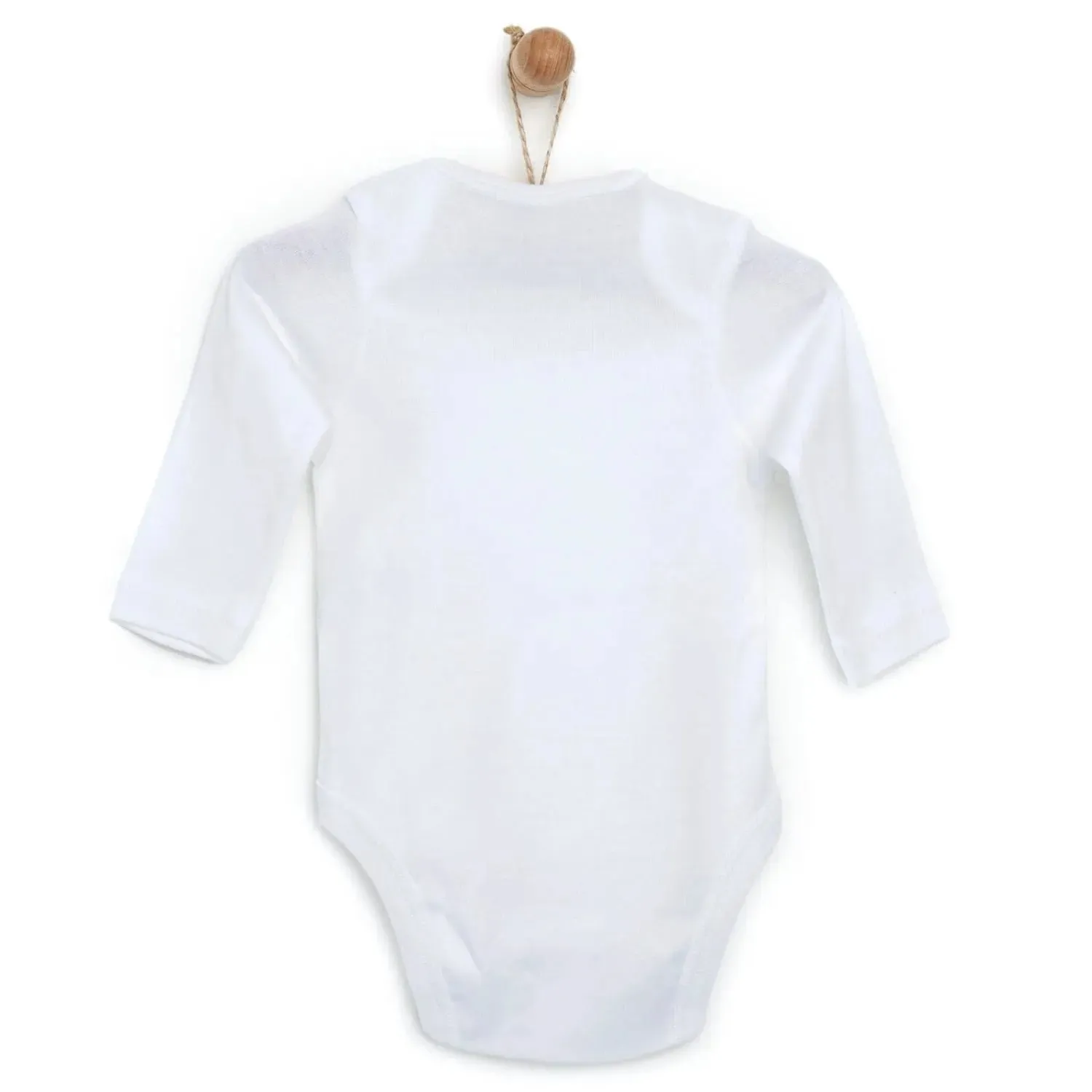 Mixi Baby %100 Pamuklu Çıtçıtlı Uzun Kol Bebek Body 3'lü Set Unisex