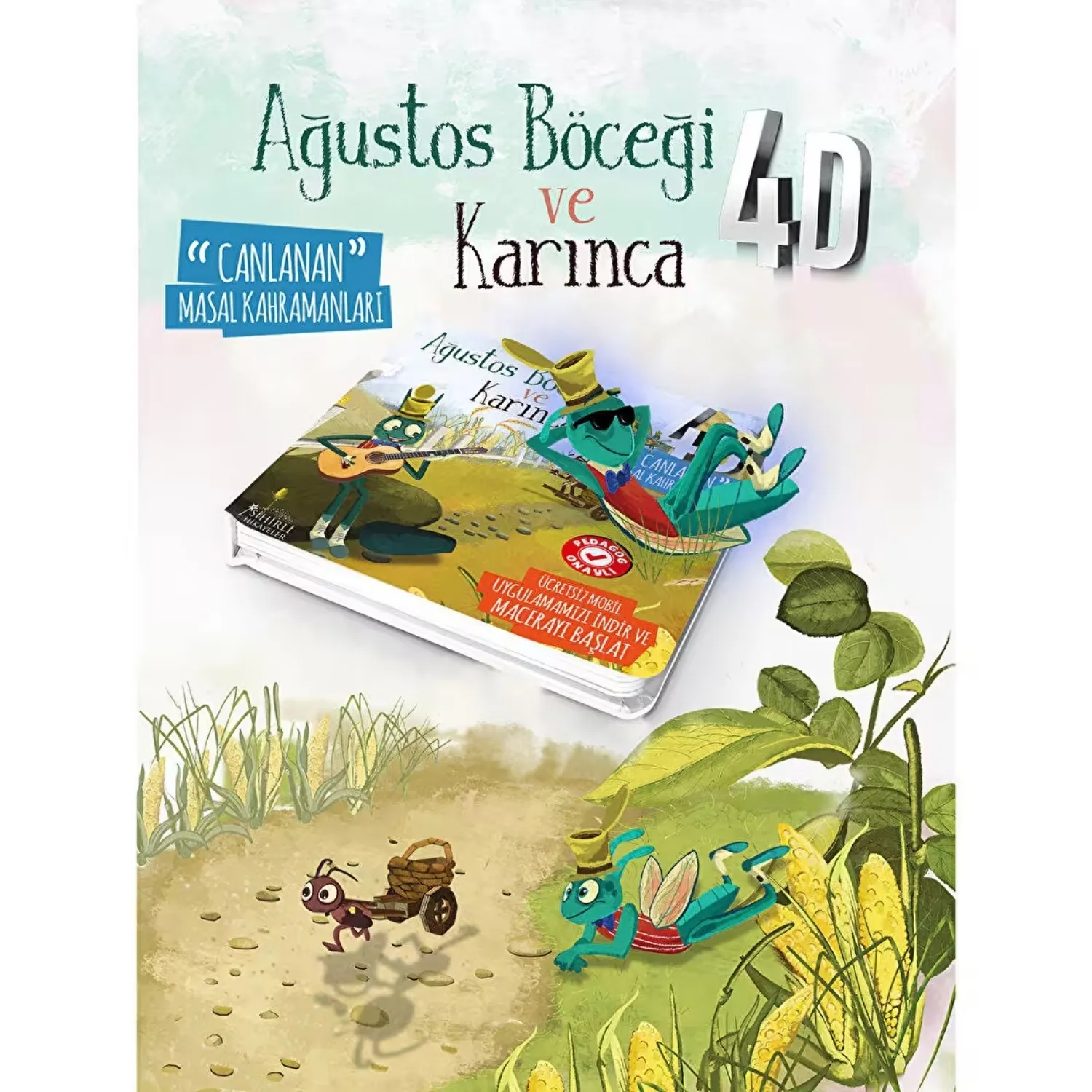 Bee Smart Agustos Böcegi Ve Karınca Çocuk Kitabı