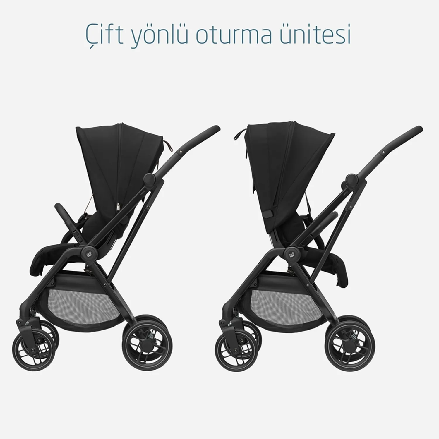 Maxi Cosi Leona2 Çift Yönlü Bebek Arabası Twillic Black