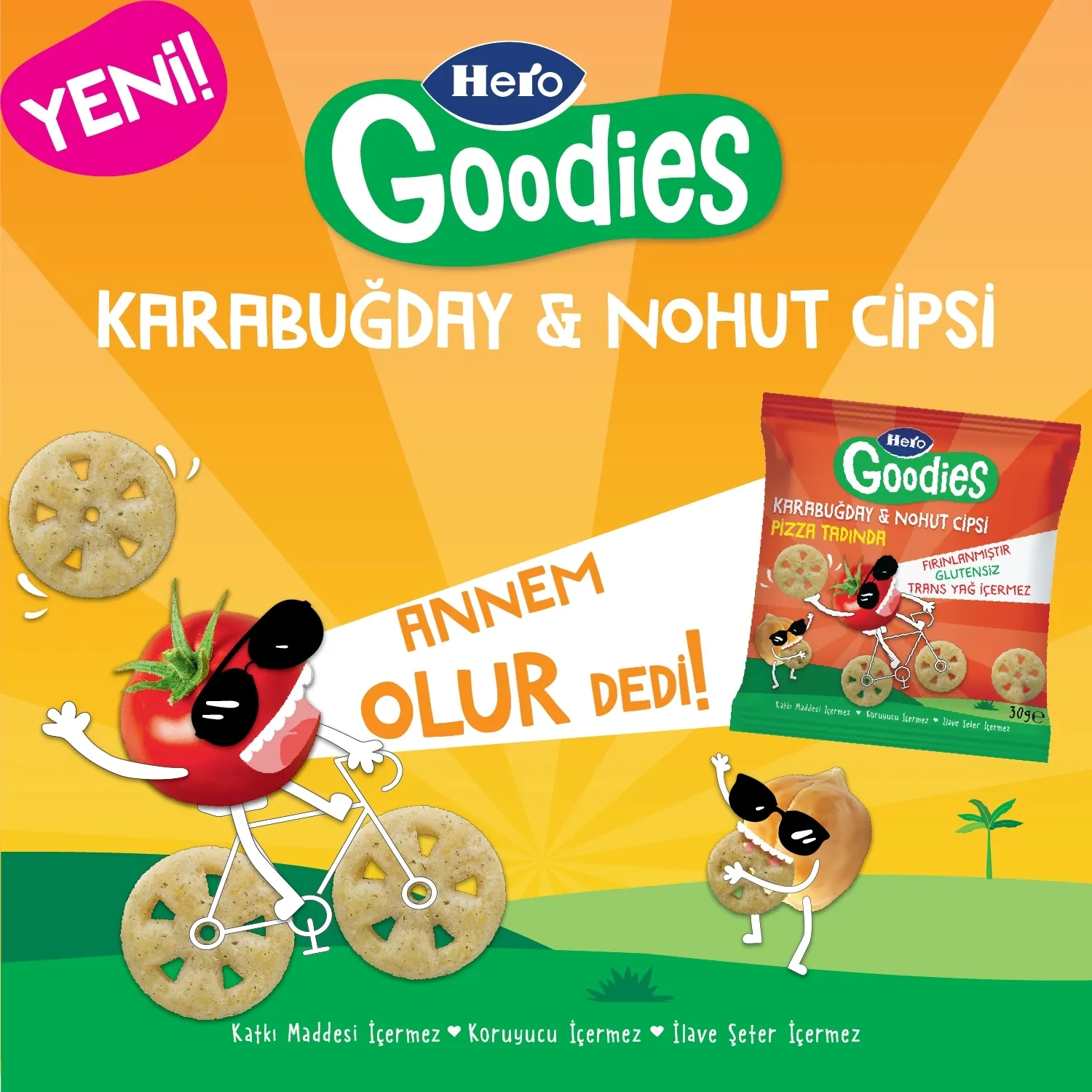 Hero Baby Goodies Pizza Cips 30 gr