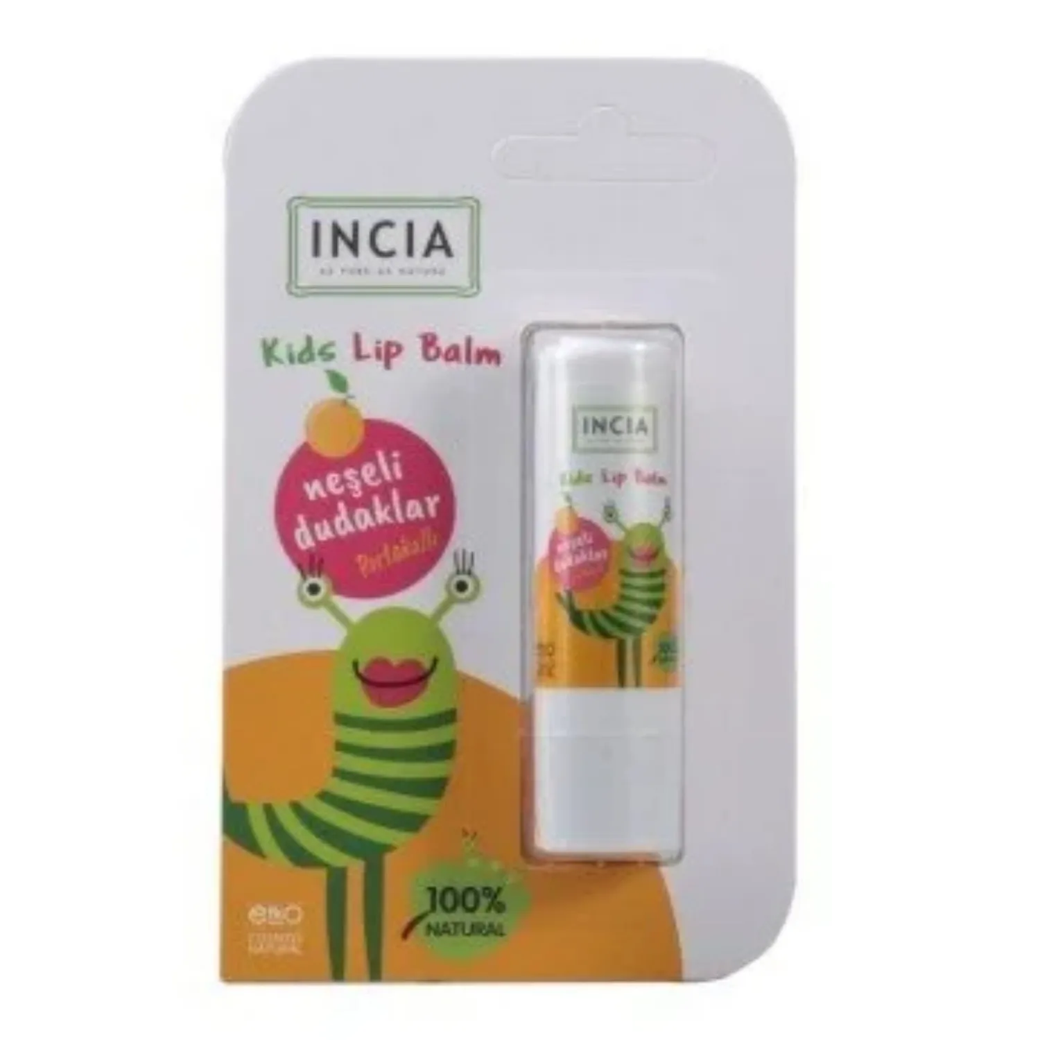 Incia Kids Portakallı Dudak Besleyici 6gr
