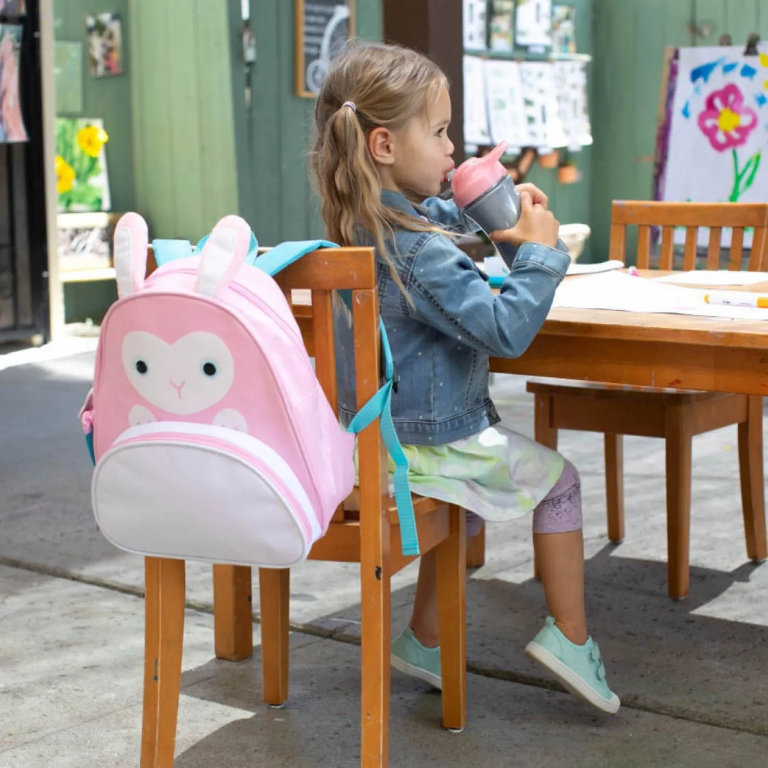 Chicco Pipetli Çocuk Su Matarası Kız Pembe 350ml
