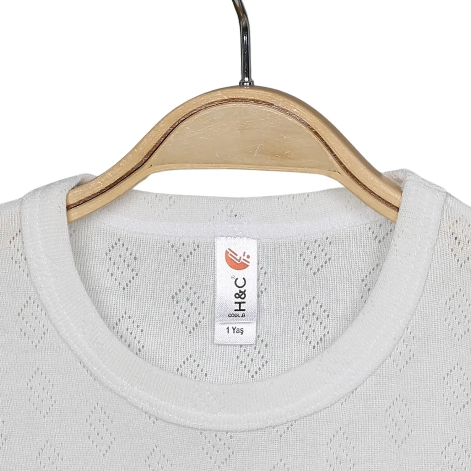 Hvc Bebek Atlet Body Jakarlı Pamuklu Küp Desenli Çıtçıtlı Zıbın Ekru 5'li Set Unisex